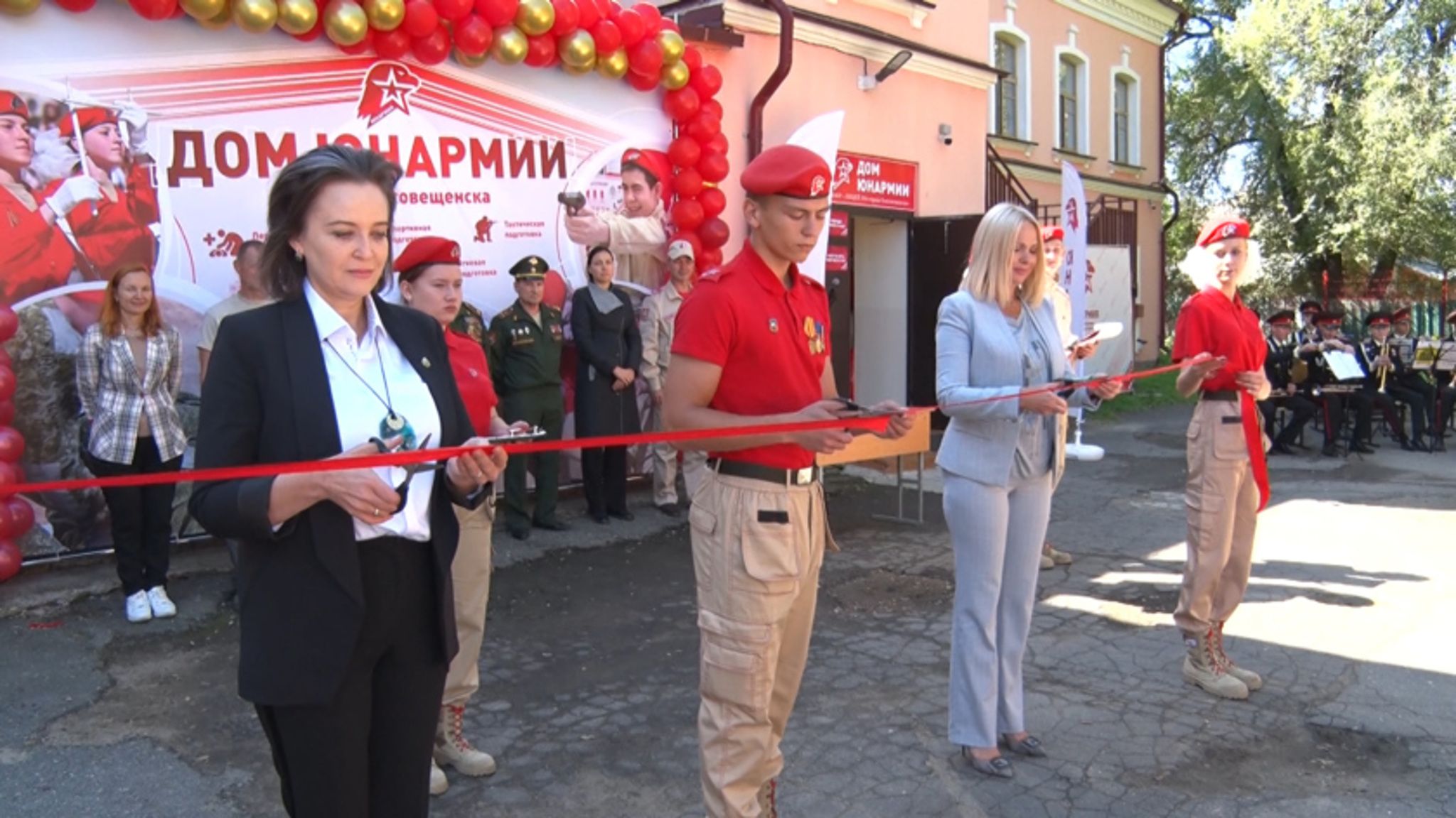 Первый центр подготовки юнармейцев открылся в Благовещенске