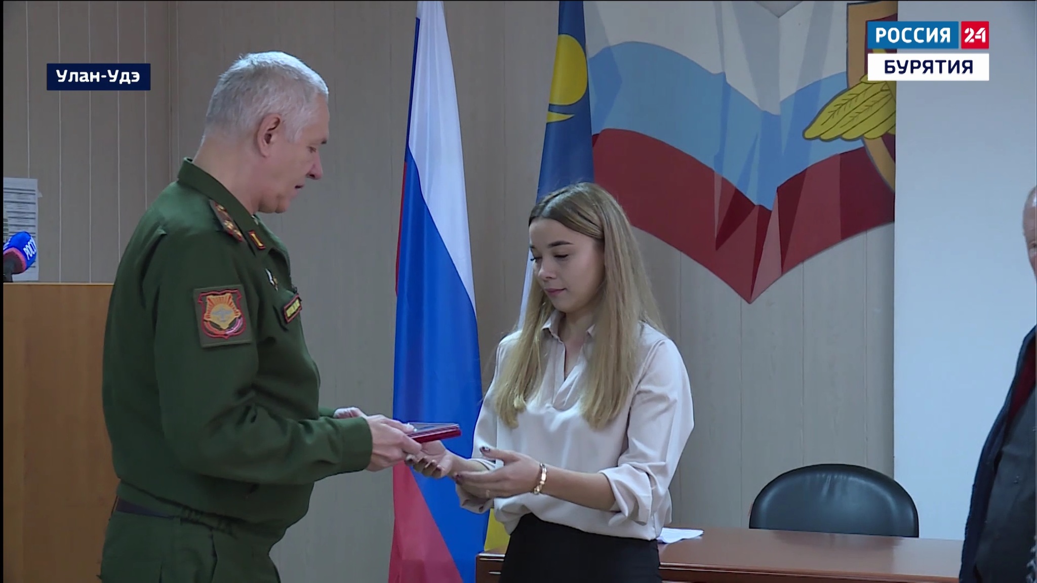 В Улан-Удэ военного разведчика наградили Орденом Мужества посмертно