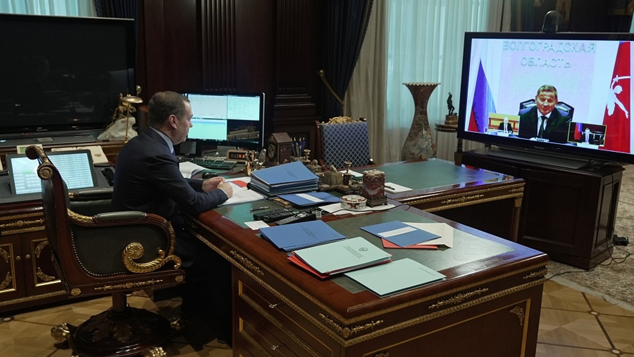 Дмитрий Медведев и Андрей Бочаров провели онлайн-встречу