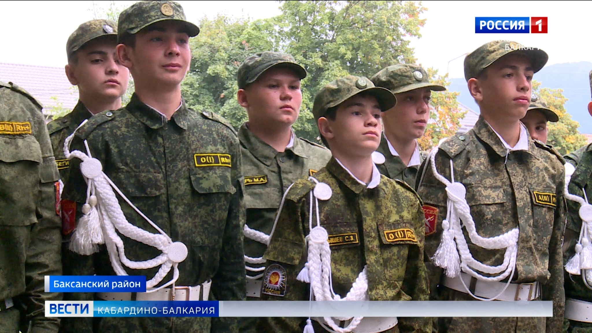 В Баксанском районе прошла встреча Героев России с кадетами военной школы-интерната