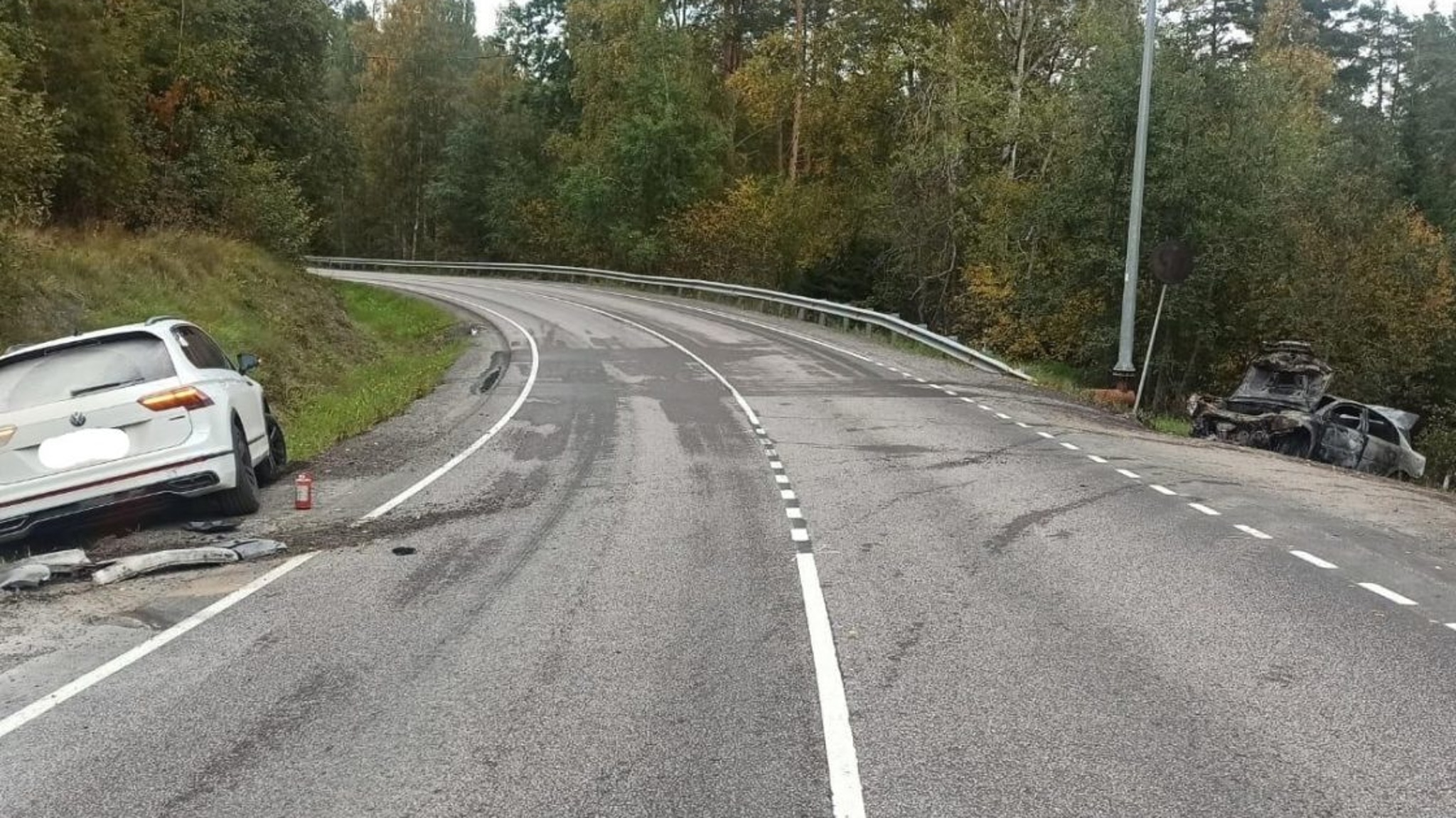 На автодороге "Сортавала" столкнулись два автомобиля
