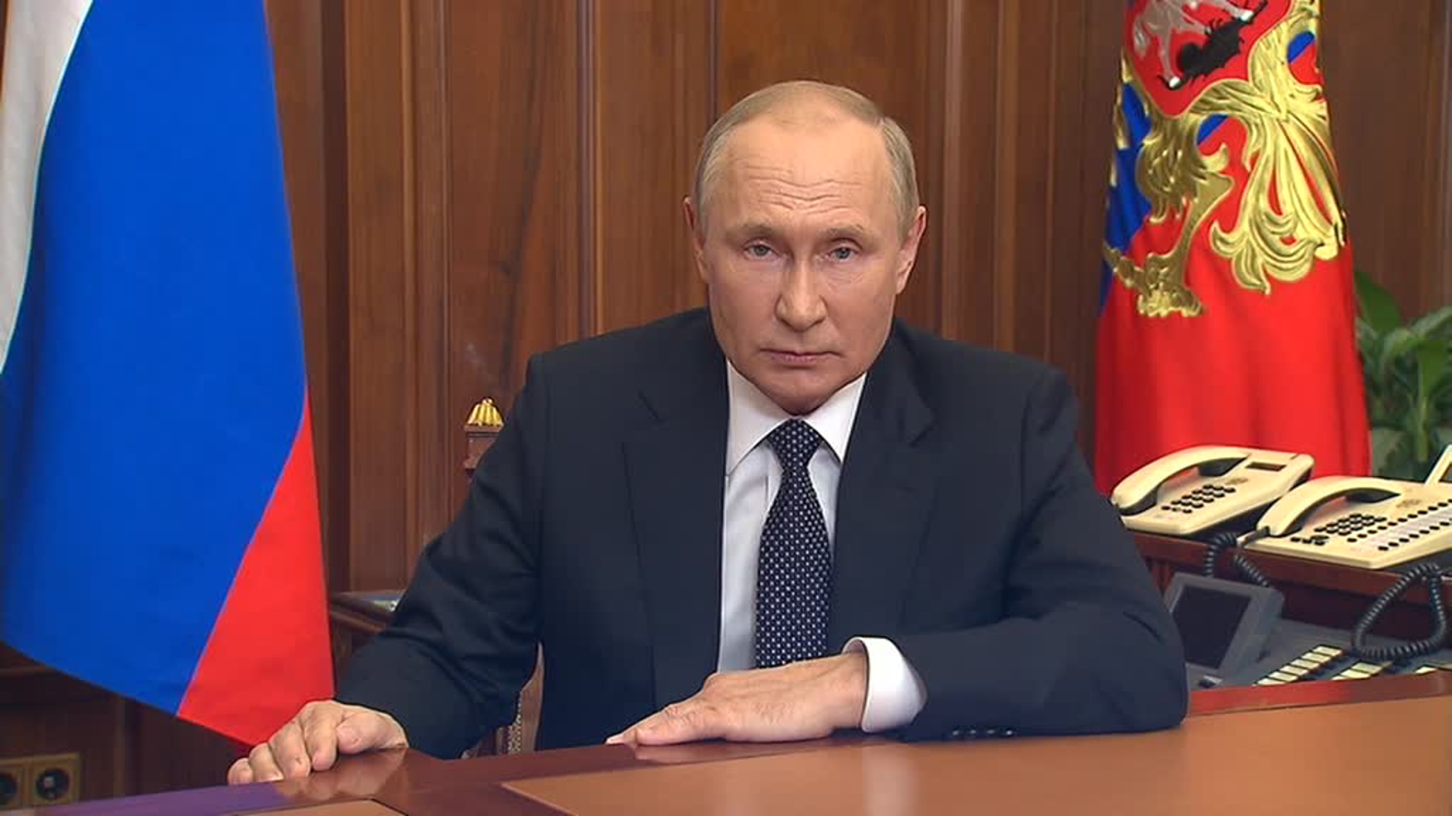Владимир Путин выступил с обращением