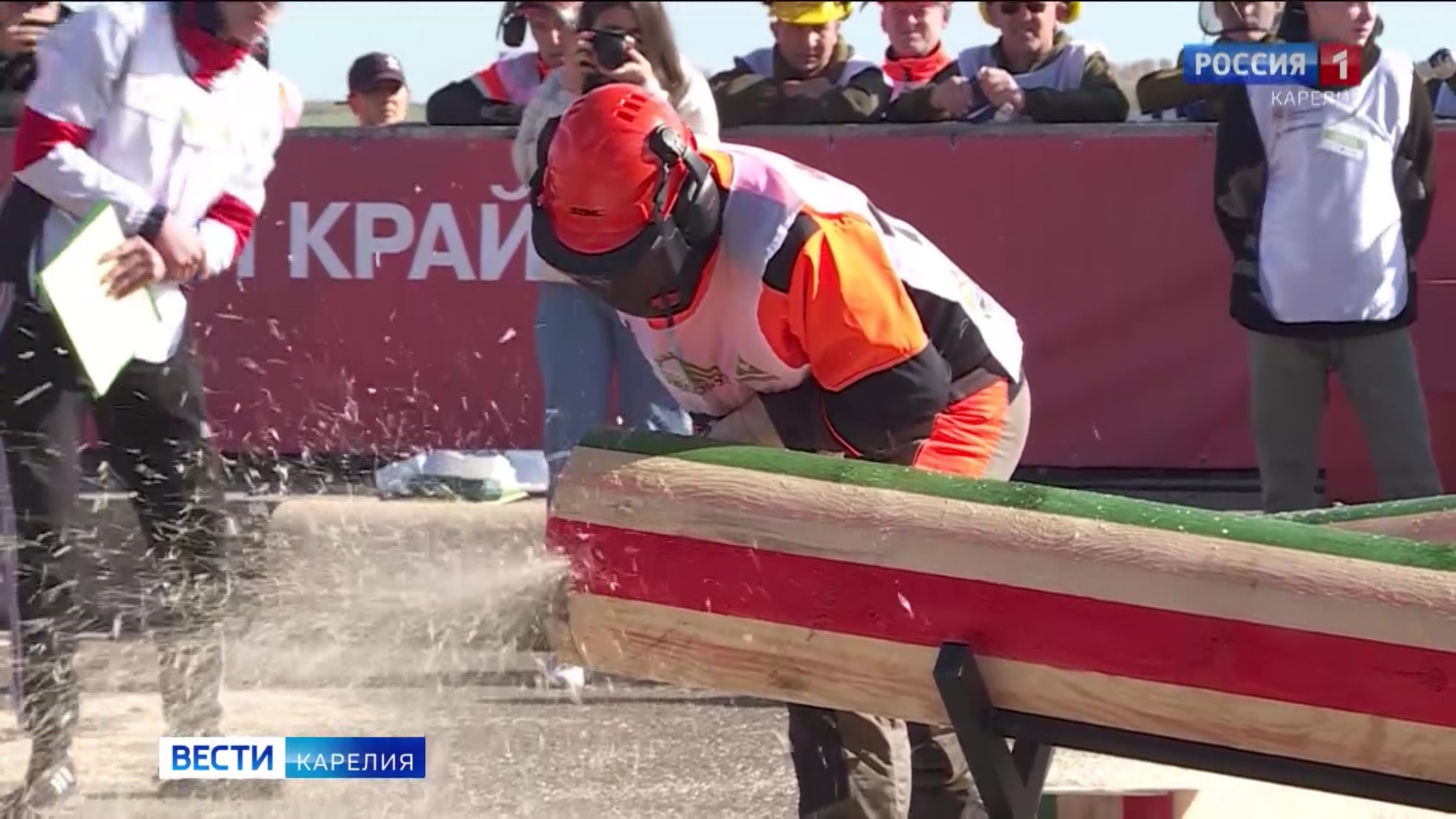 Карельская сборная команда вальщиков леса стала абсолютным чемпионом России