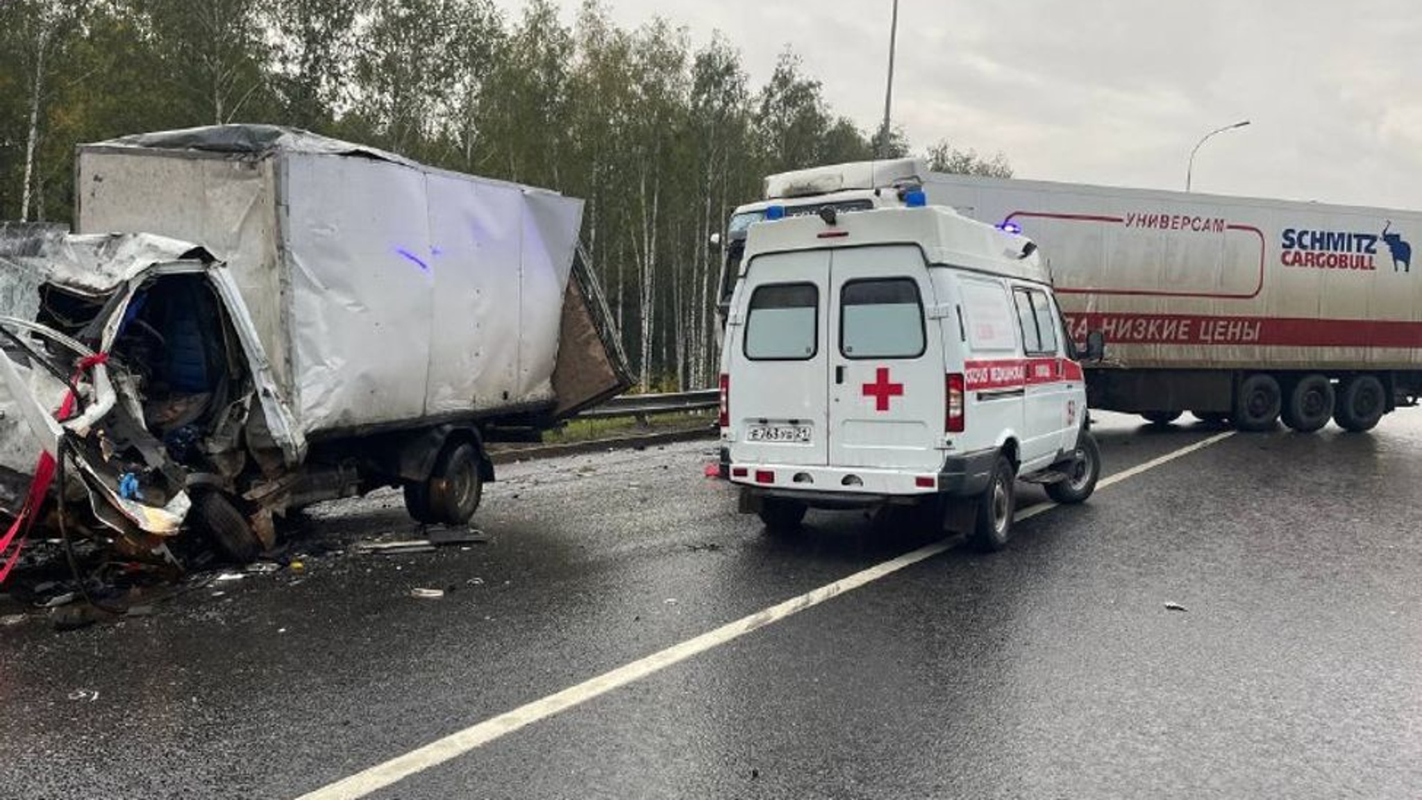В Чувашии на трассе М-7 произошли два крупных ДТП, есть погибший