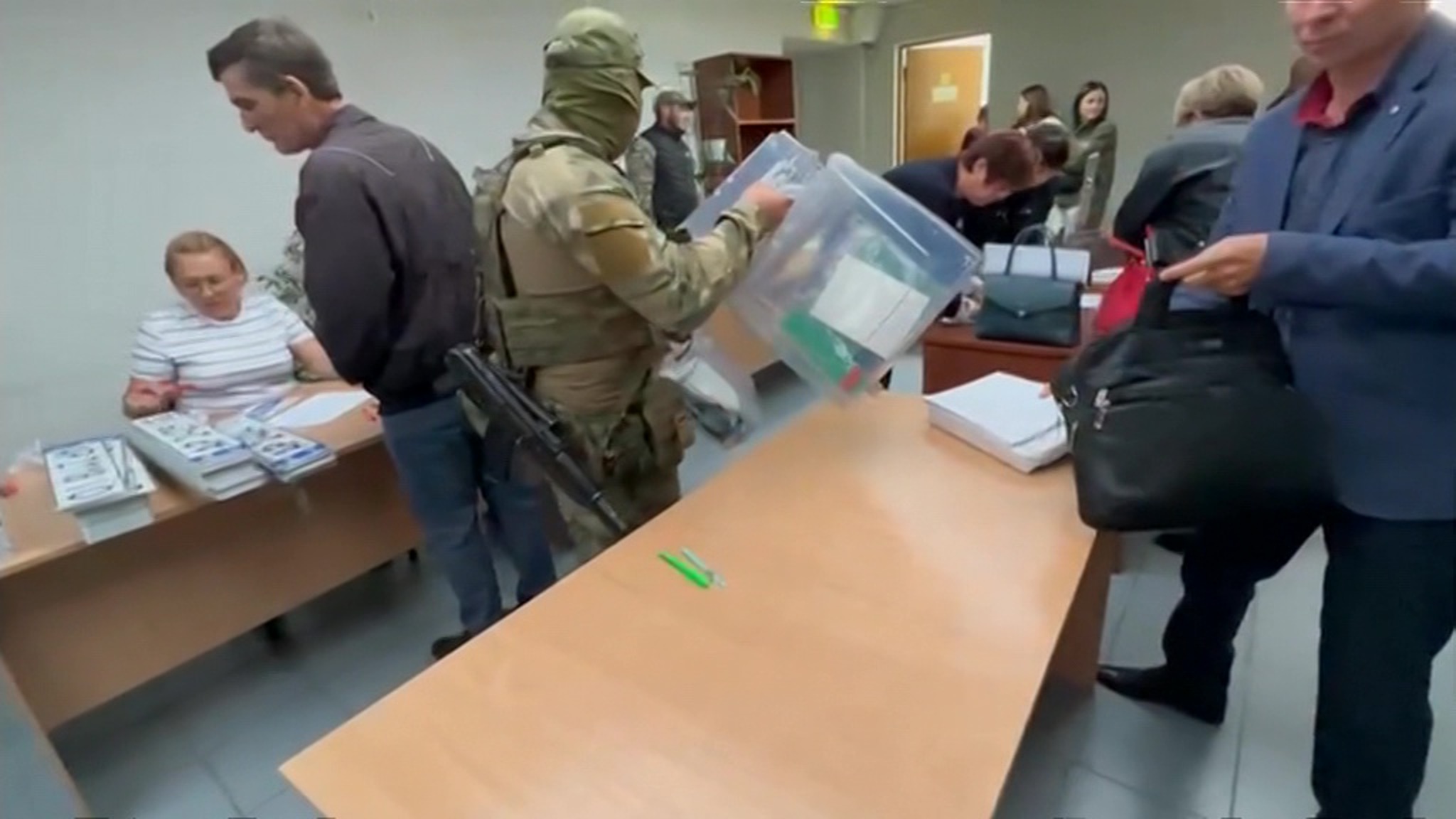 Голосование в Запорожье проходит в выездном формате