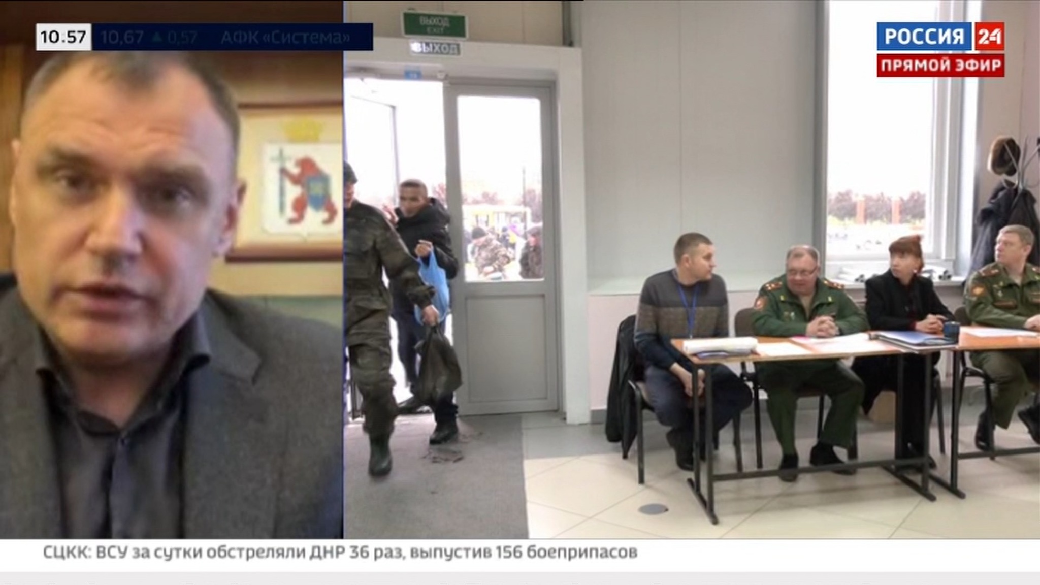 Юрий Зайцев в прямом эфире телеканала "Россия 24" рассказал о мобилизации в Марий Эл