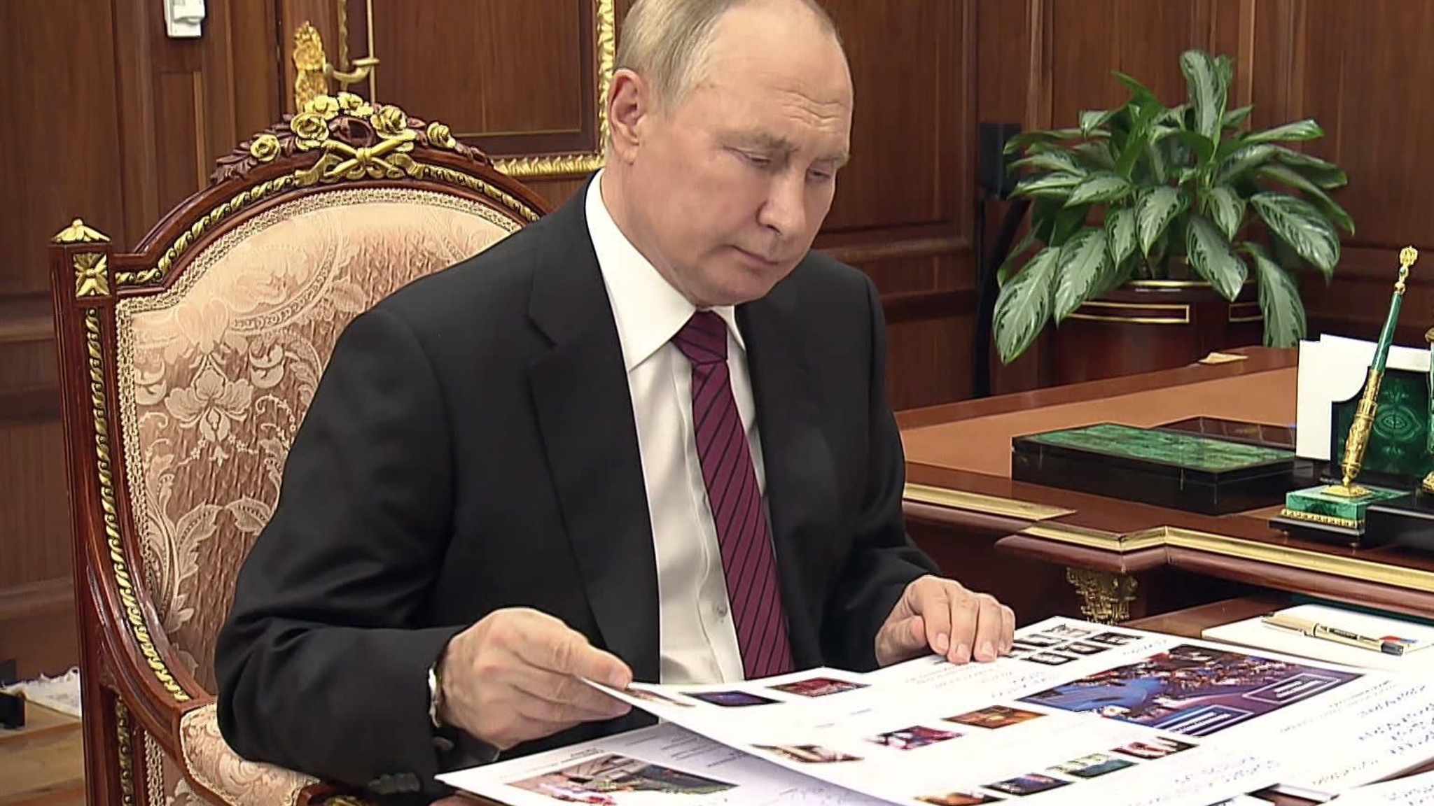 Министр культуры Ольга Любимова встретилась с президентом Владимиром Путиным