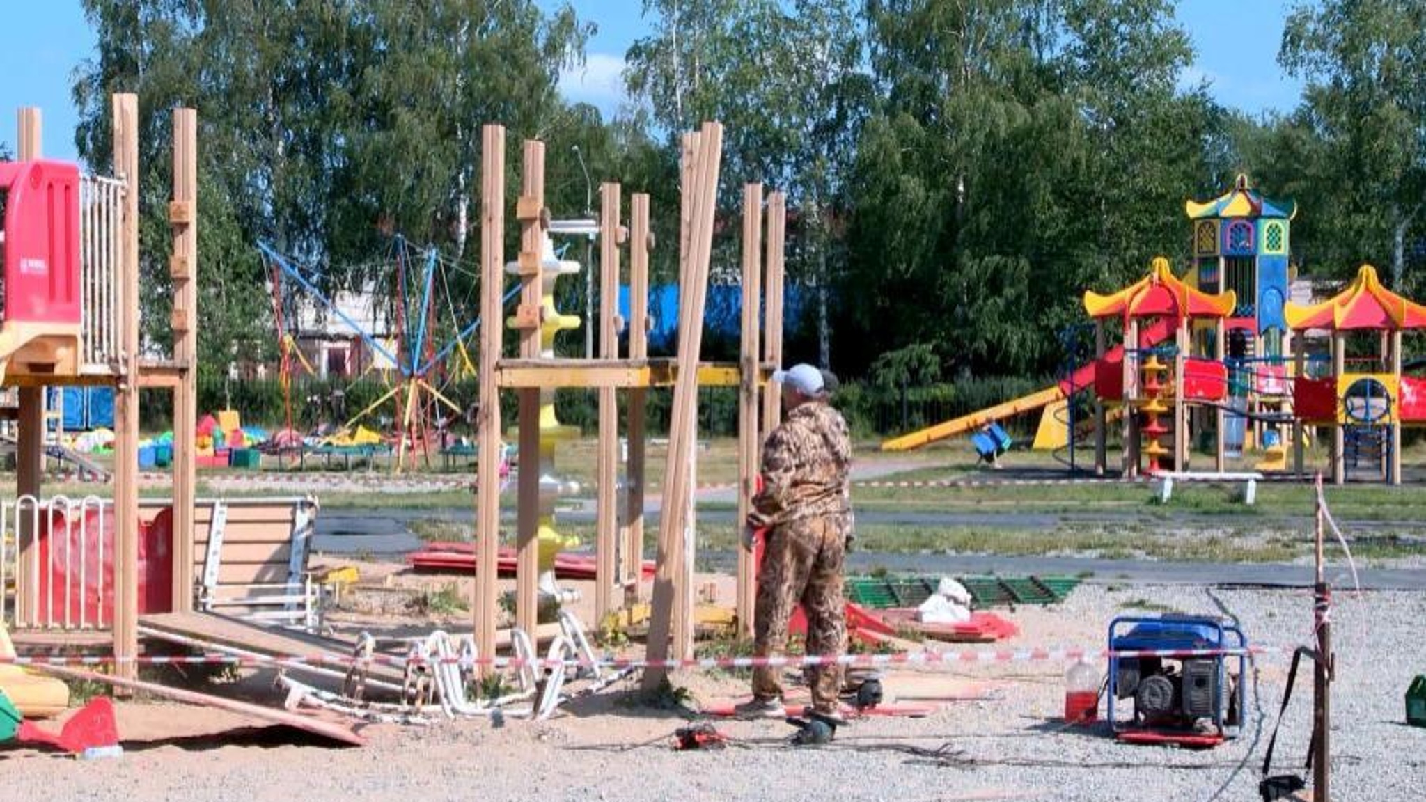 70 детских площадок отремонтировали в Коряжме при поддержке группы компаний "Илим"