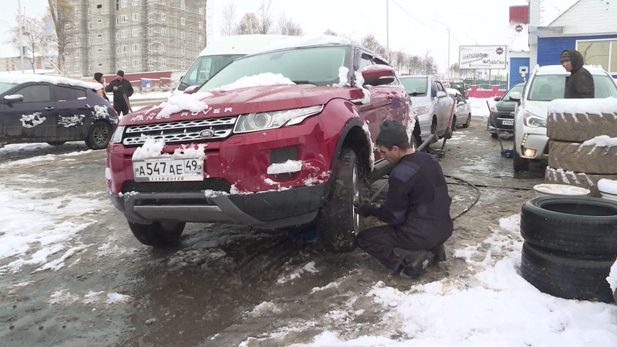 В Магаданской области неожиданно наступила зима