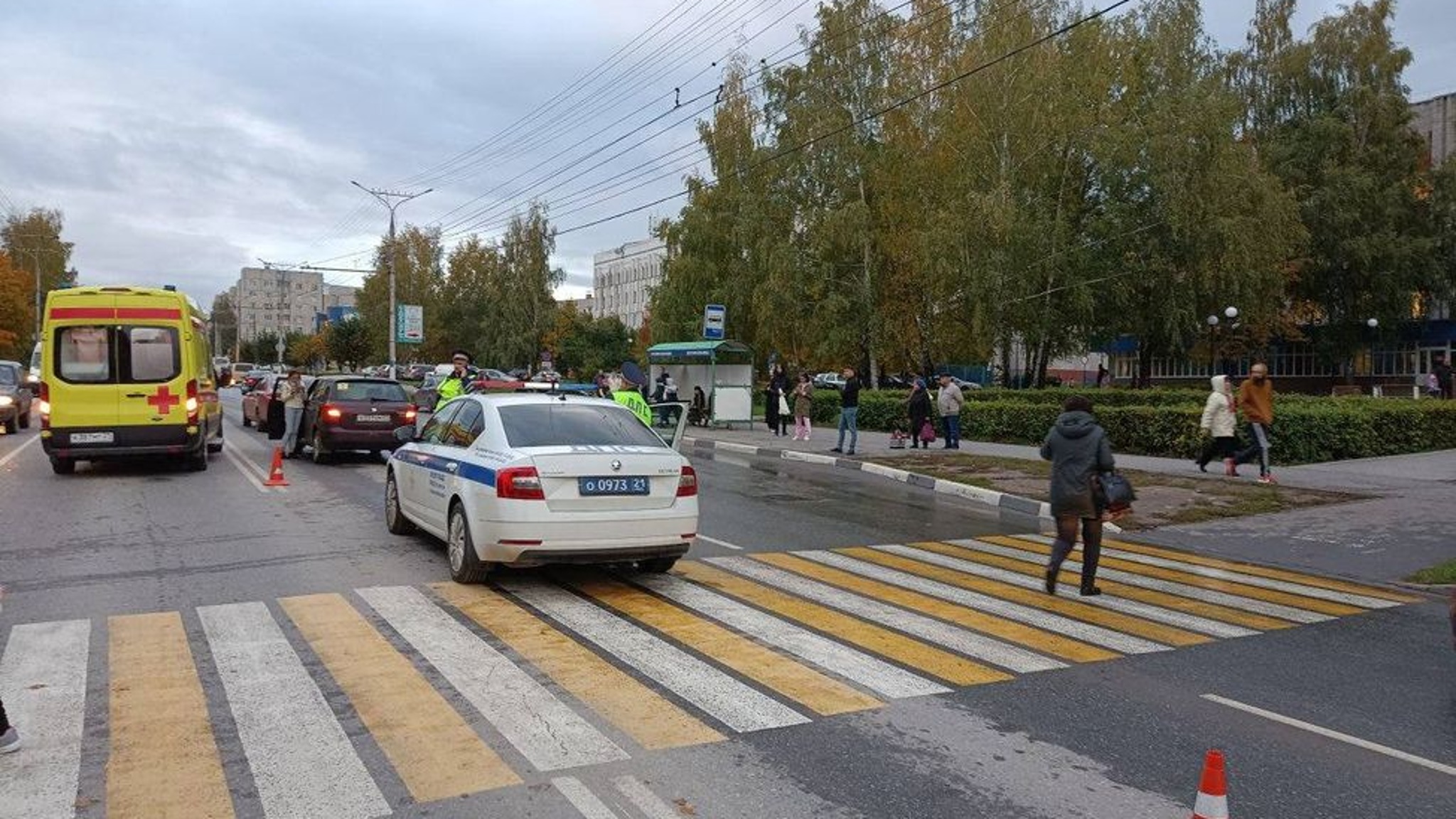 В Новочебоксарске автоледи сбила ребенка на "зебре"