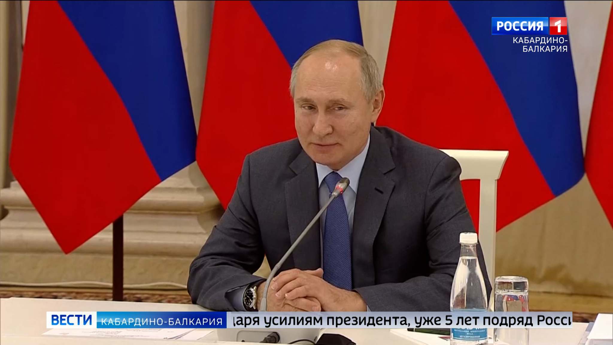 Казбек Коков поздравил Президента РФ Владимира Путина с юбилеем