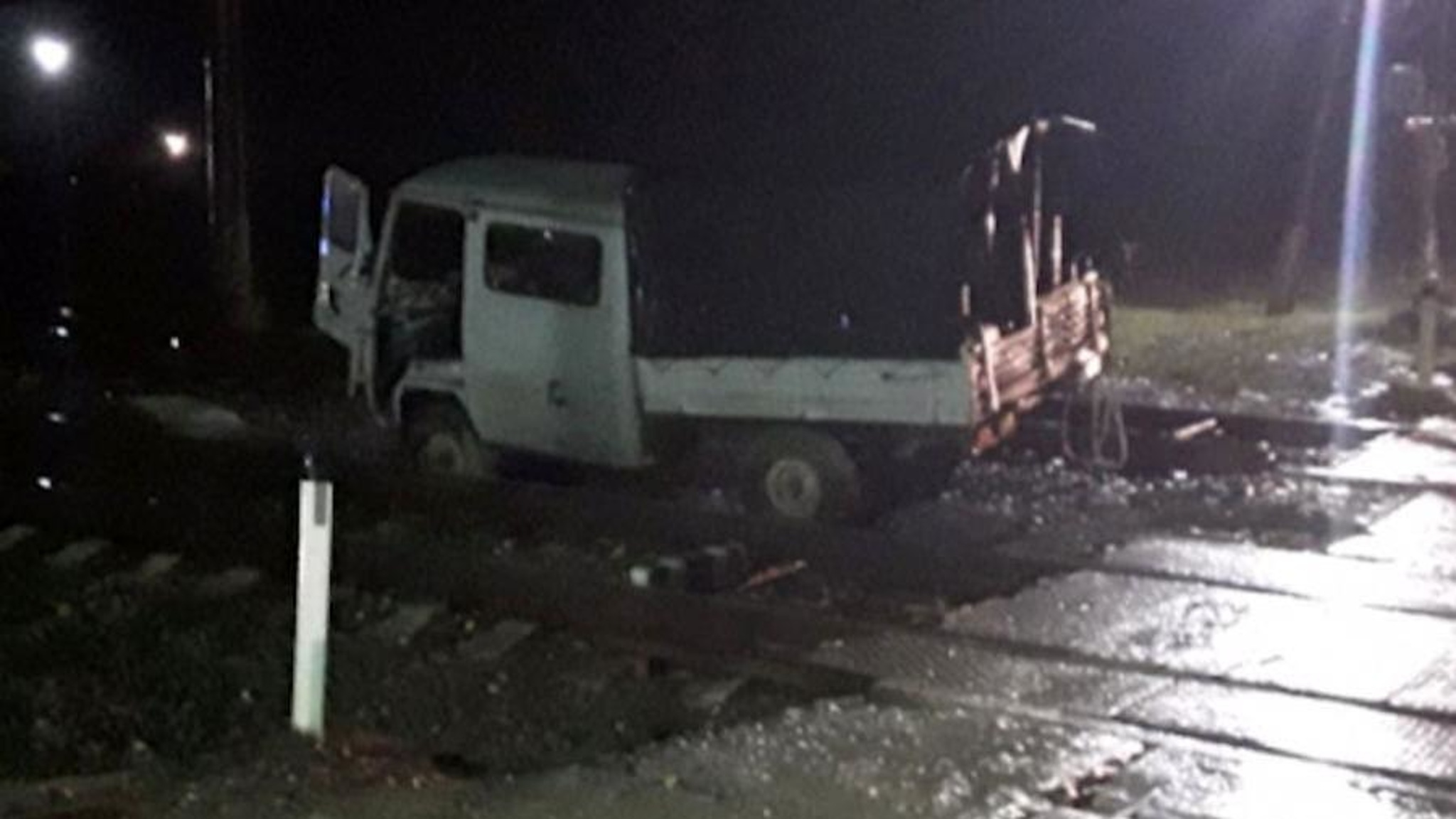 Сегодня утром в Плесецком районе автомобиль столкнулся с грузовым поездом
