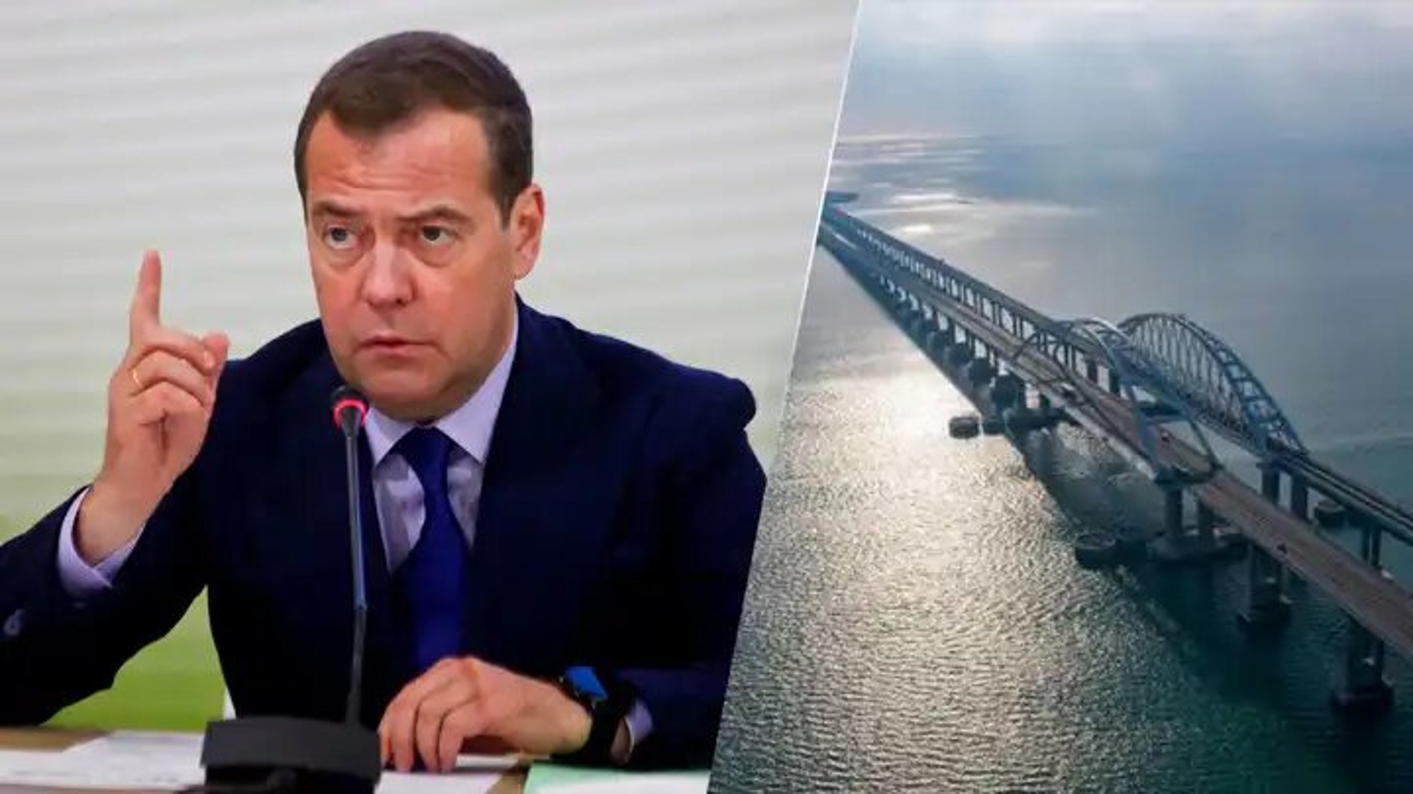 Медведев: ответ на теракт на Крымском мосту – только уничтожение террористов