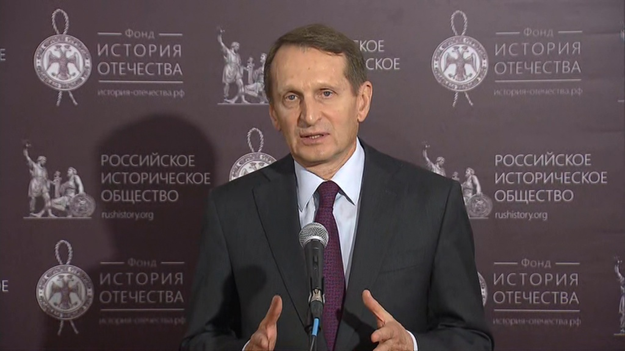 Нарышкин выступил на открытии выставки о преступлениях украинских неонацистов