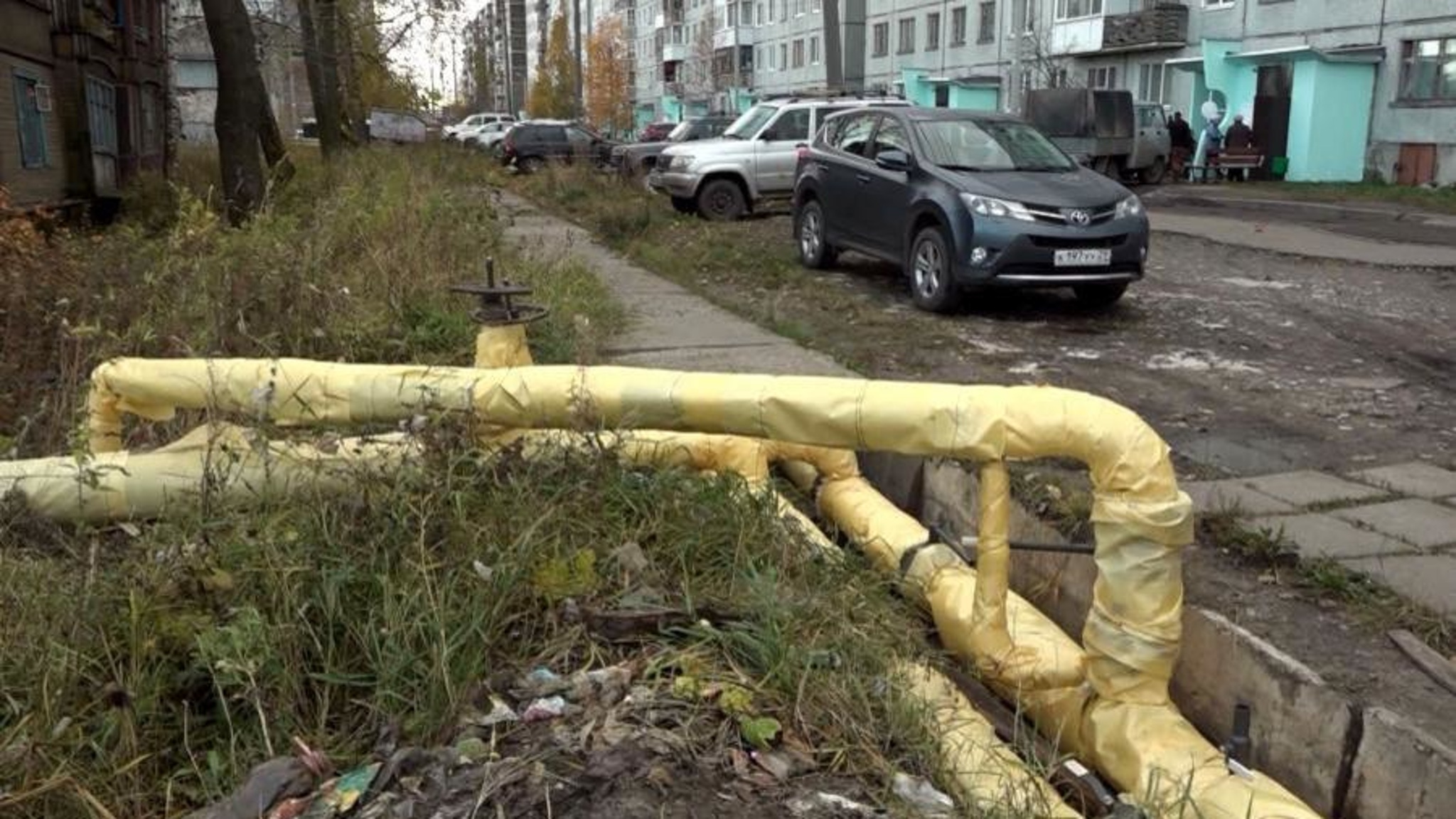 На улице Добролюбова Северного округа Архангельска заменили почти 600 метров теплосети