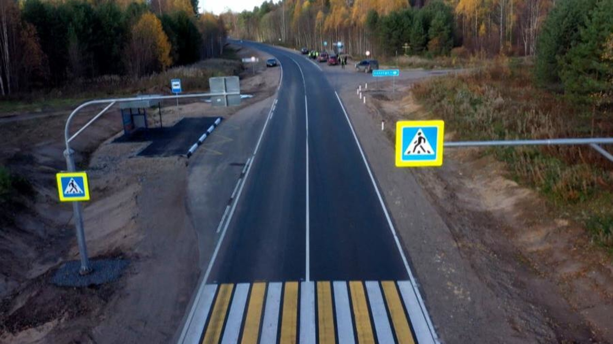 На первом из четырех участков дороги Долматово-Няндома-Каргополь-Пудож работы завершены