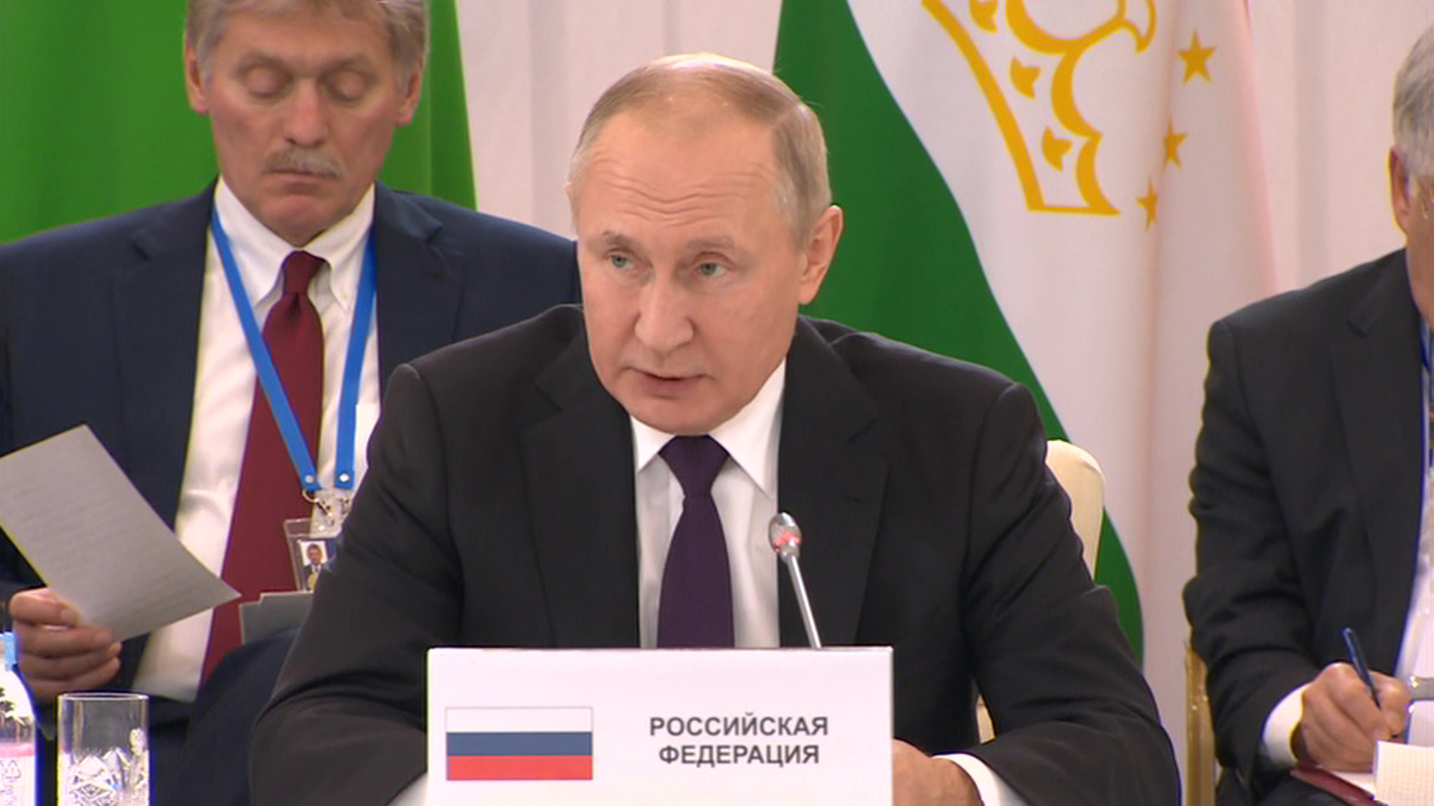 Владимир Путин выступил на первом саммите "Россия – Центральная Азия"