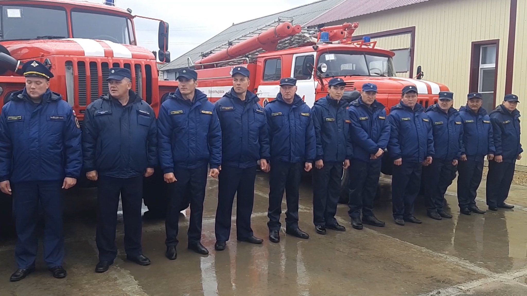 В поселке Волгоградской области открылось новое пожарное депо