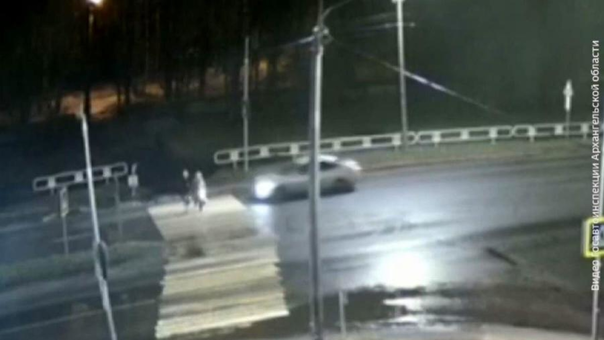 В Северодвинске накануне на пешеходном переходе сбили женщину