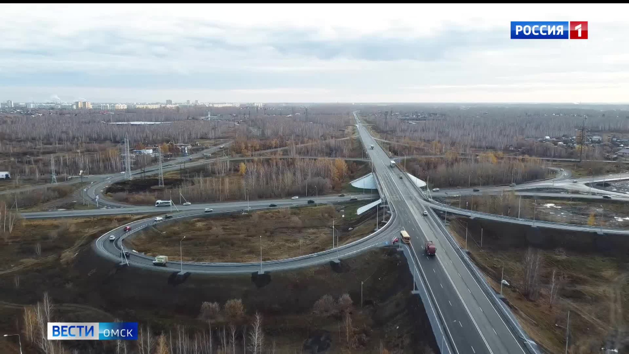 Все крупные дороги в радиусе 50 километров от Омска будут расширены до четырехполосных