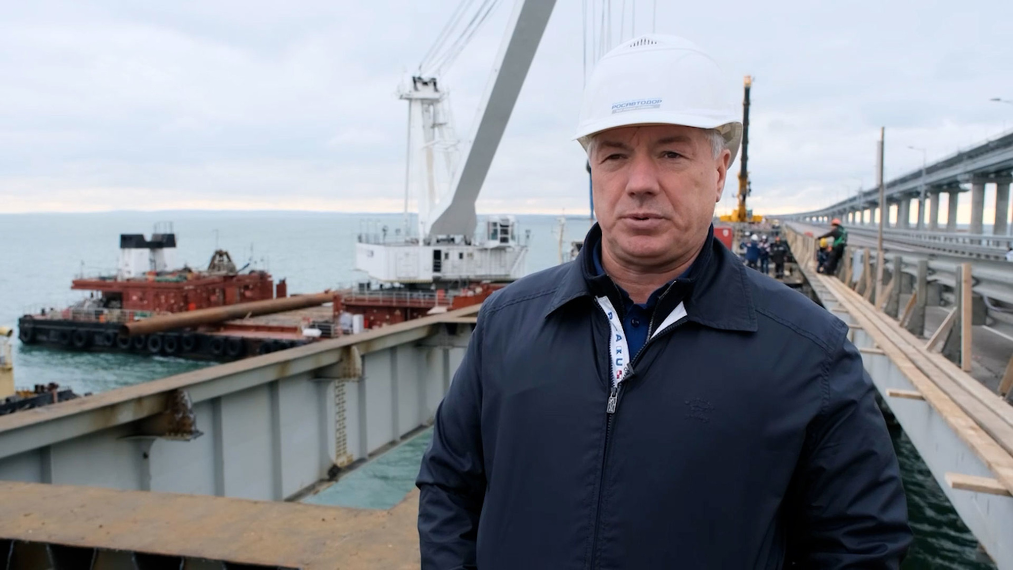 Хуснуллин рассказал о ходе ремонта Крымского моста