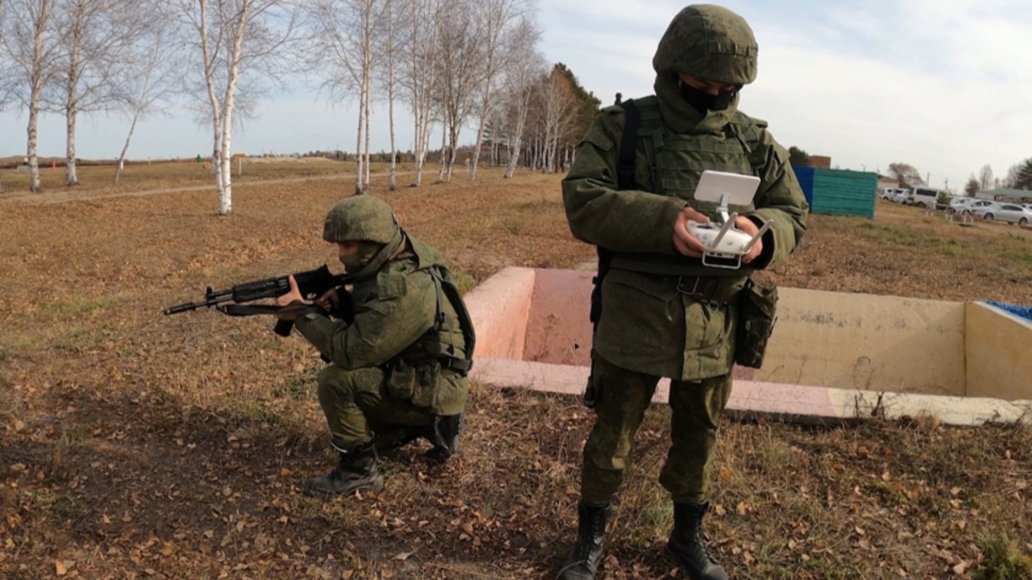 Управлять беспилотными летательными аппаратами учат мобилизированных амурчан