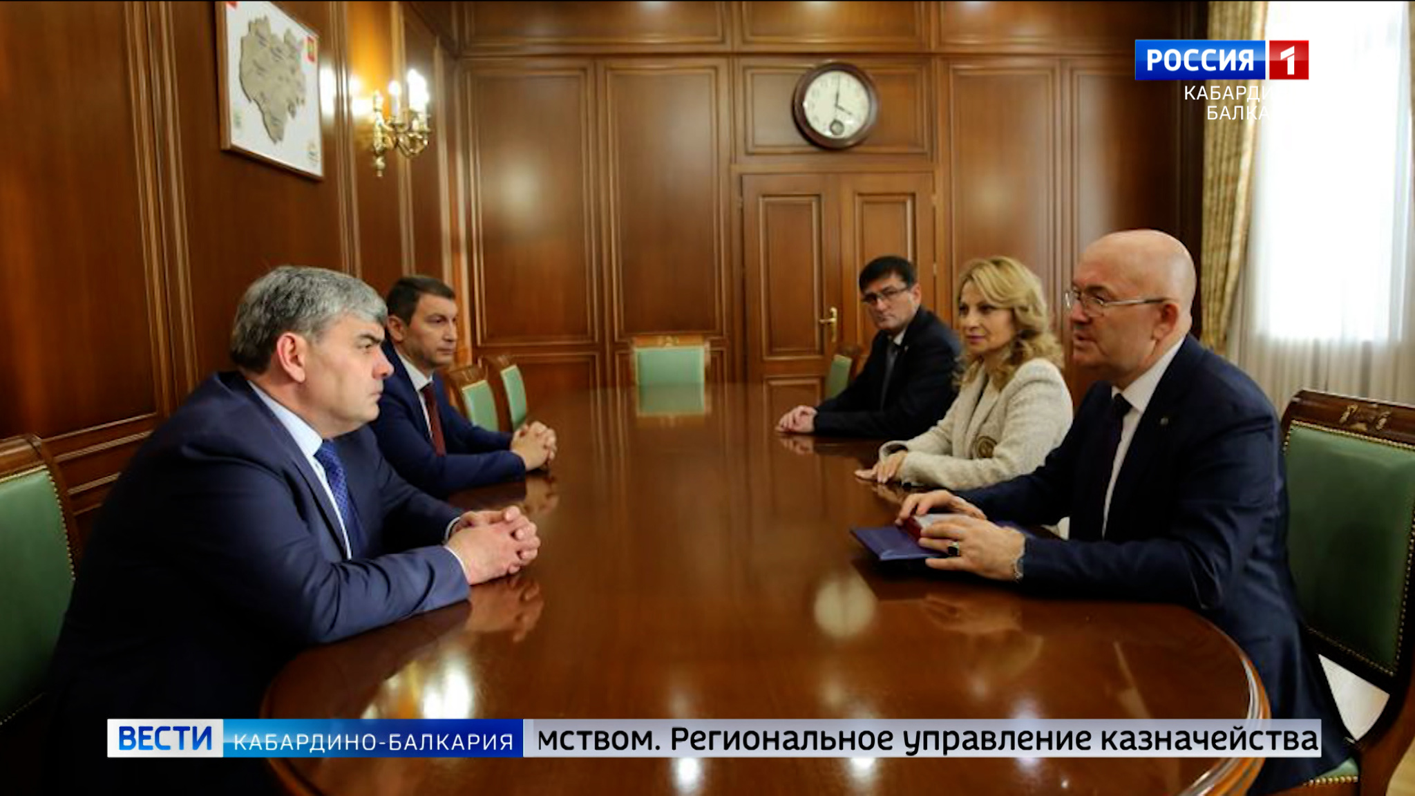 Казбек Коков провел рабочую встречу с заместителем руководителя Федерального казначейства РФ Александром Михайликом