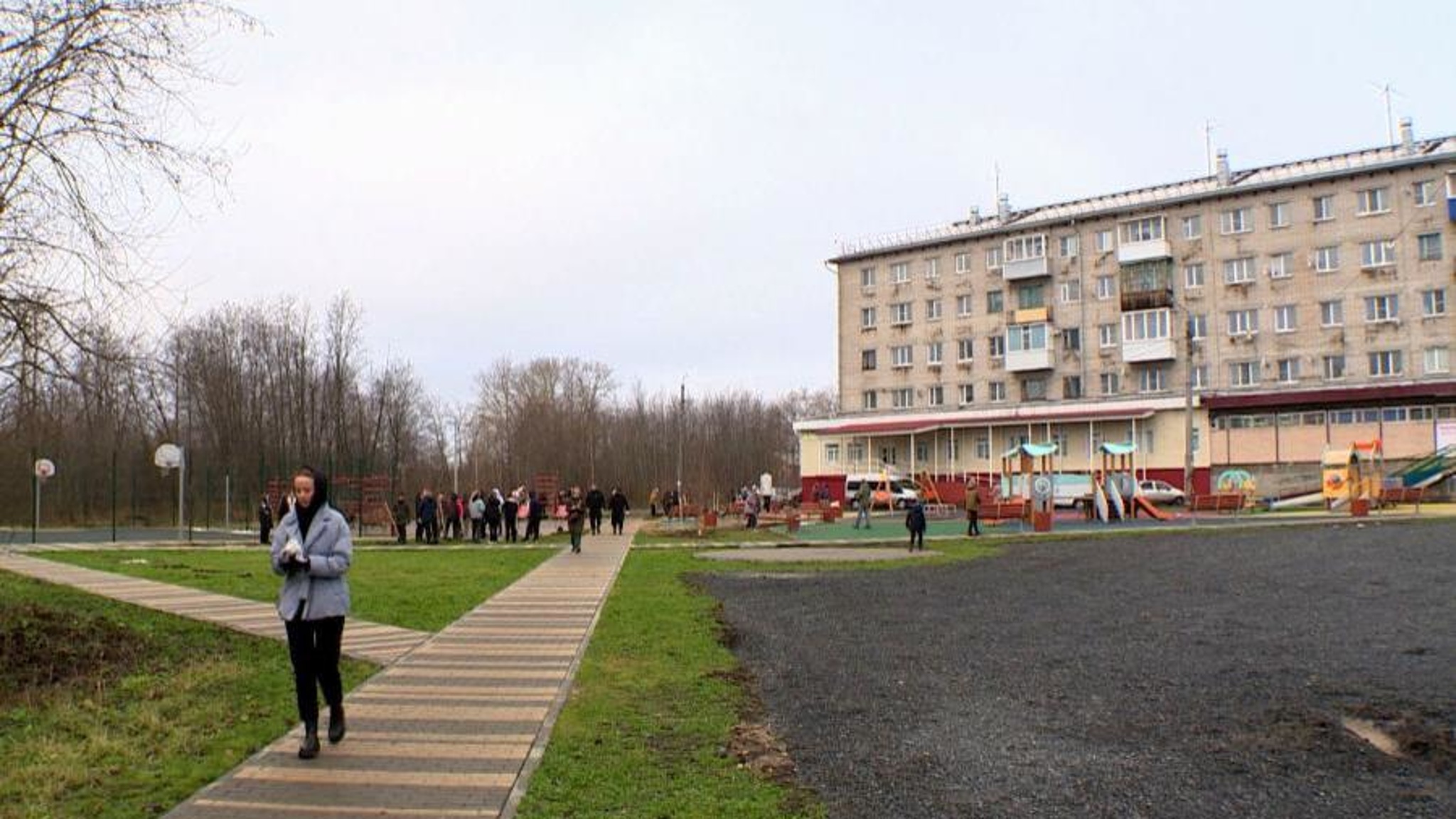 В Архангельске завершено благоустройство сквера имени 12-й бригады Морской пехоты