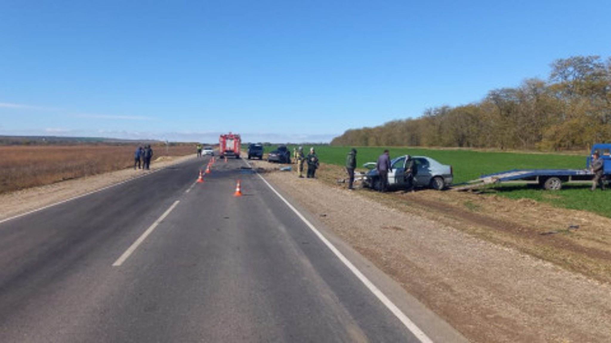 На Ставрополье ищут водителя, спровоцировавшего тройное ДТП с 5 пострадавшими