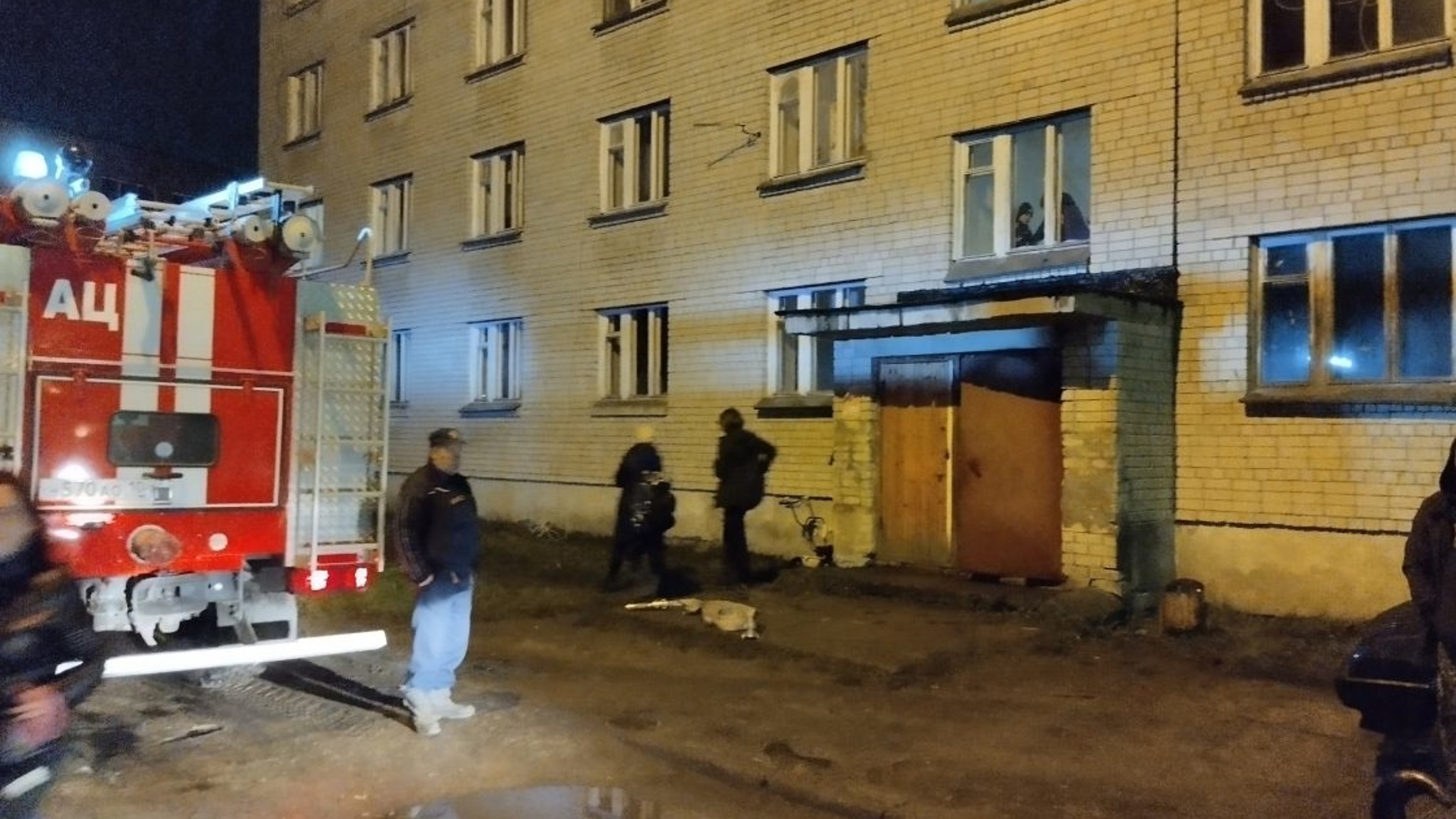 В общежитии в Олонце произошел пожар