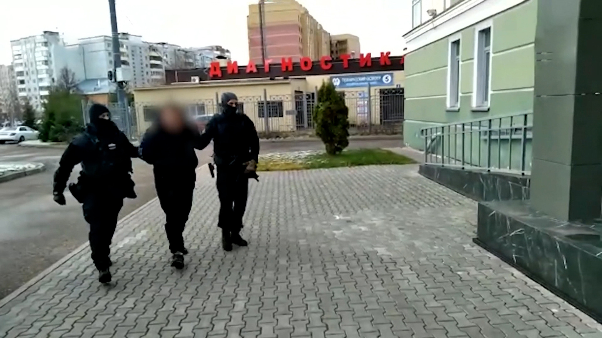 Предполагаемый виновник пожара задержан в 6 километрах от "Полигона"