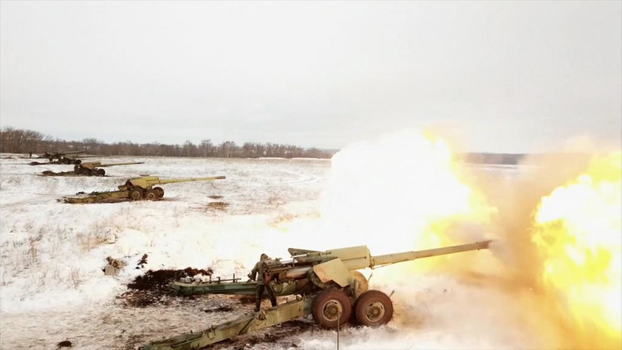 Мобилизованные военные проходят подготовку на полигонах в Оренбуржье