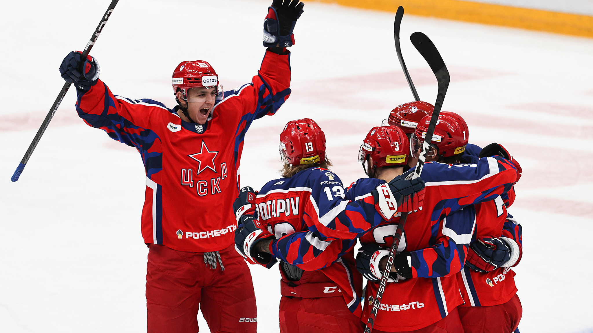 ЦСКА прервал победную серию СКА в КХЛ