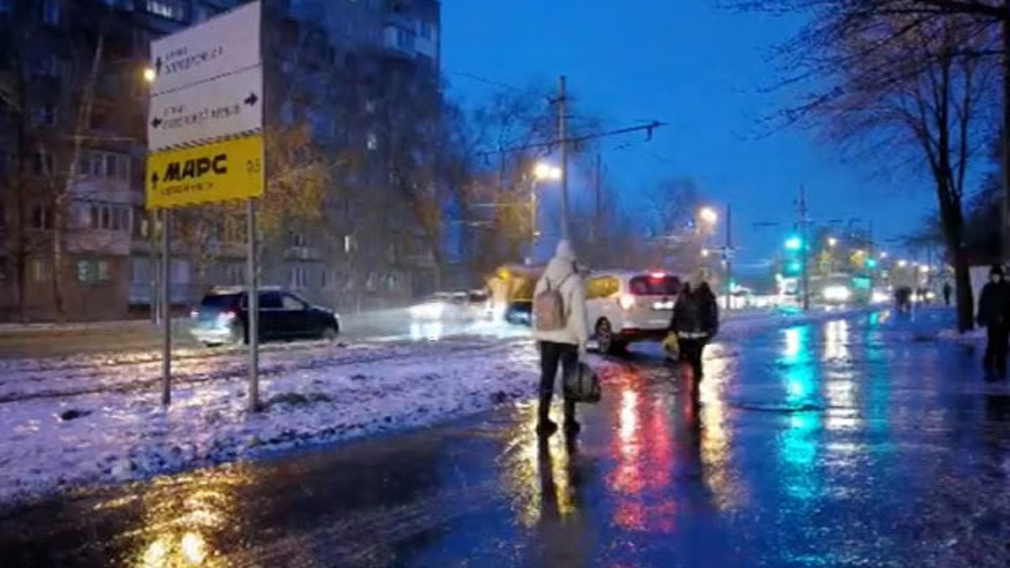Ледяные дожди пришли в Поволжье