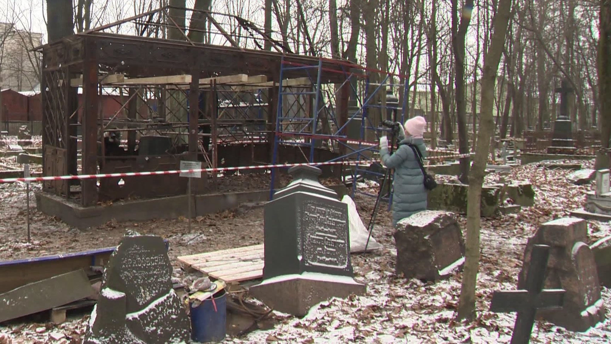 Реставрация склепа семьи генерала фон Бекмана в Петербурге