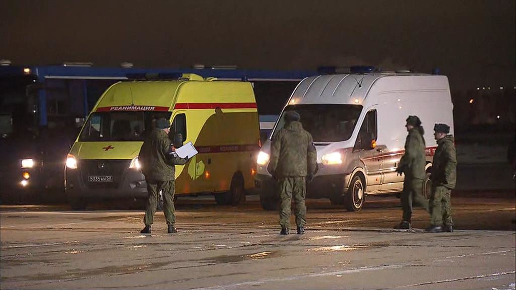 Возвращение российских военных из плена
