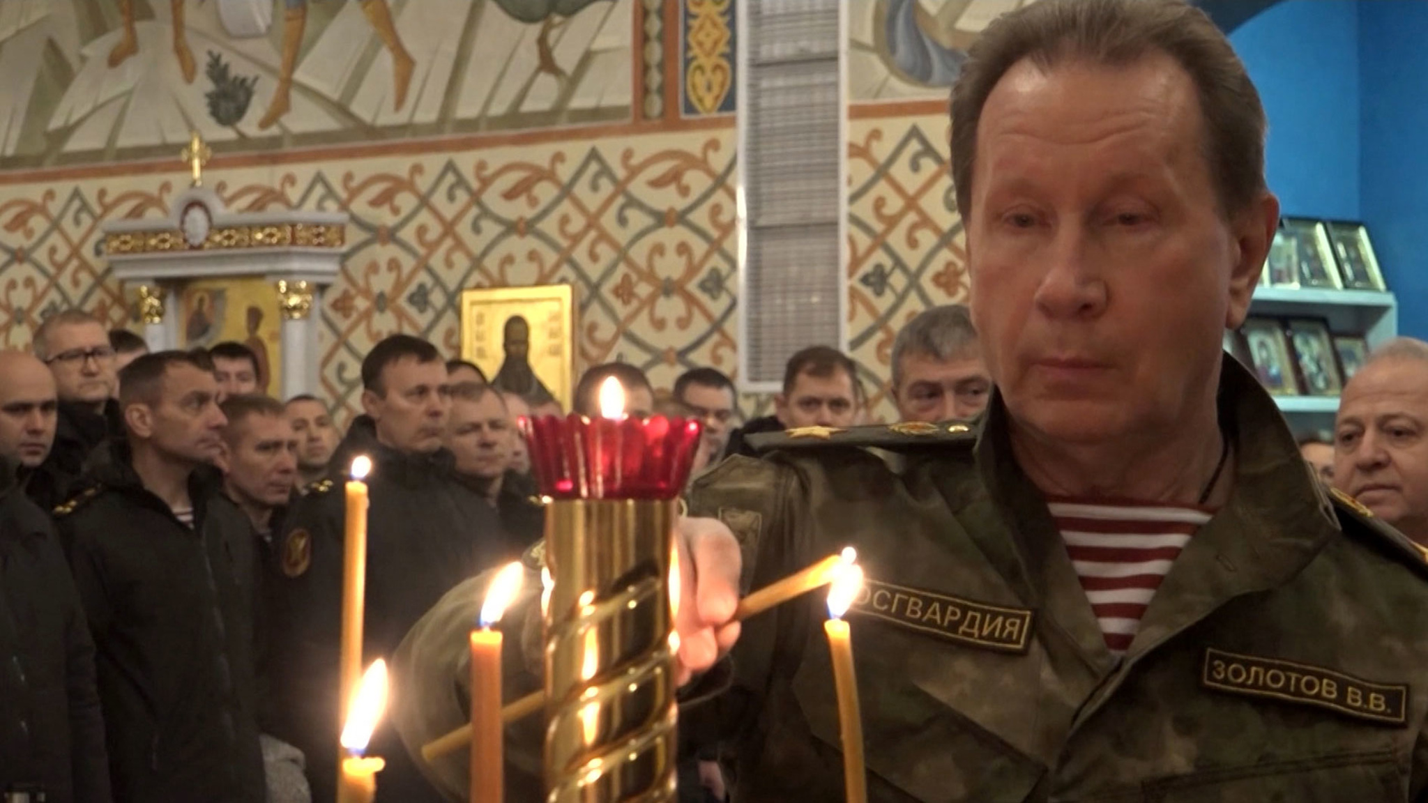 Глава Росгвардии принял участие в молебне