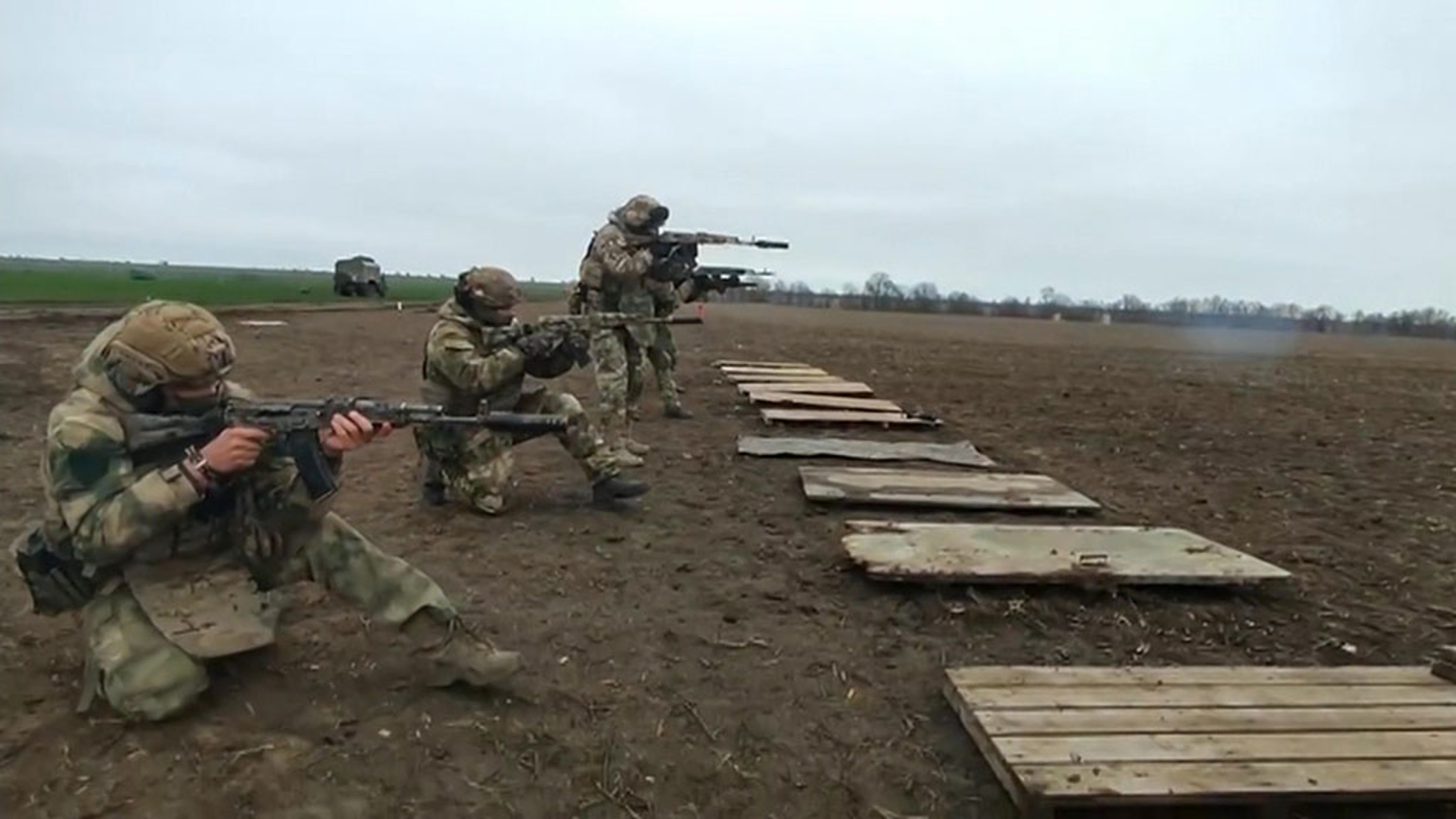 Тренировки военных разведчиков