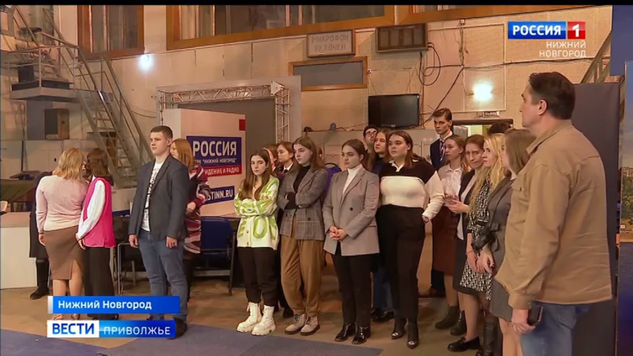 Экскурсию по телецентру провели для членов Молодежных избирательных комиссий Нижегородской области и других регионов
