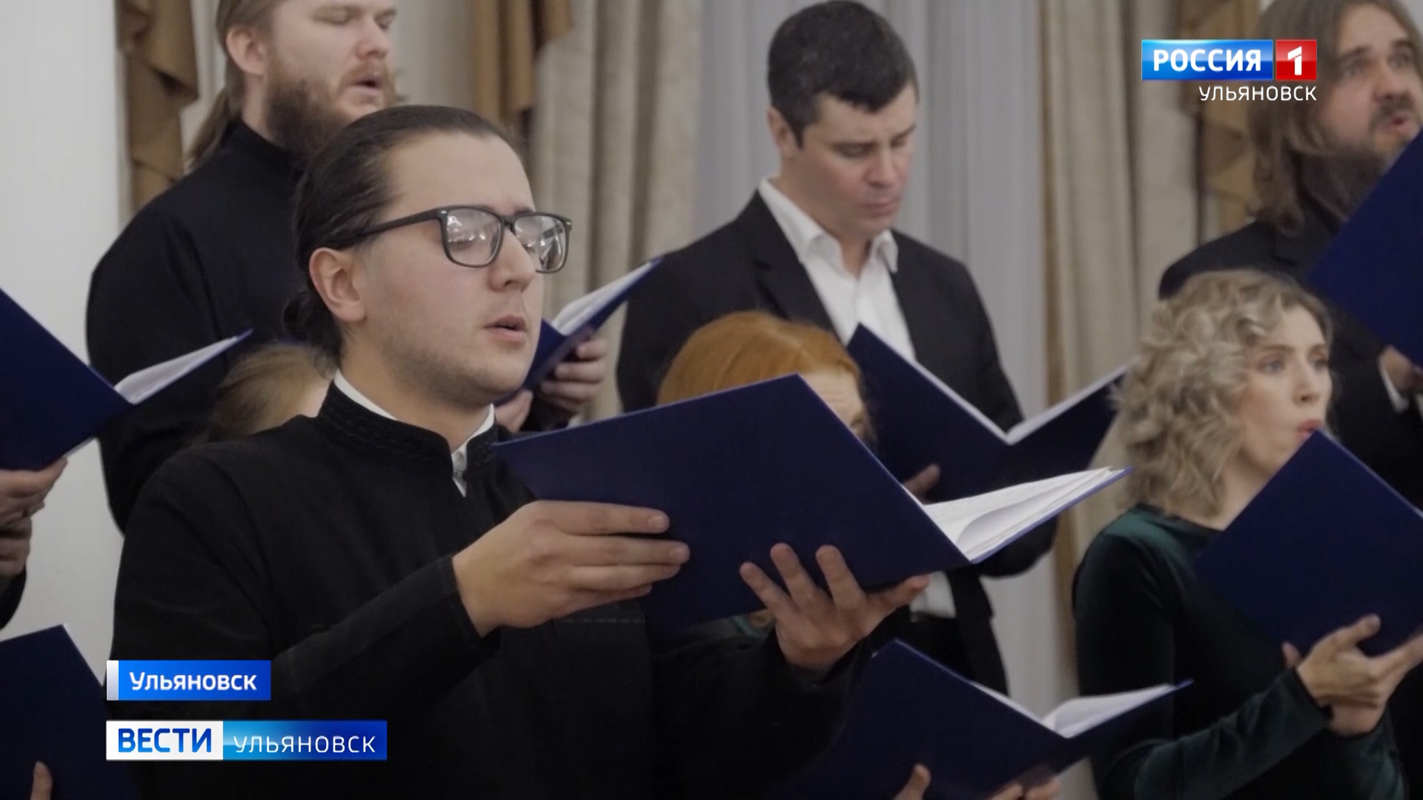 Русские народные песни – в исполнении церковного хора