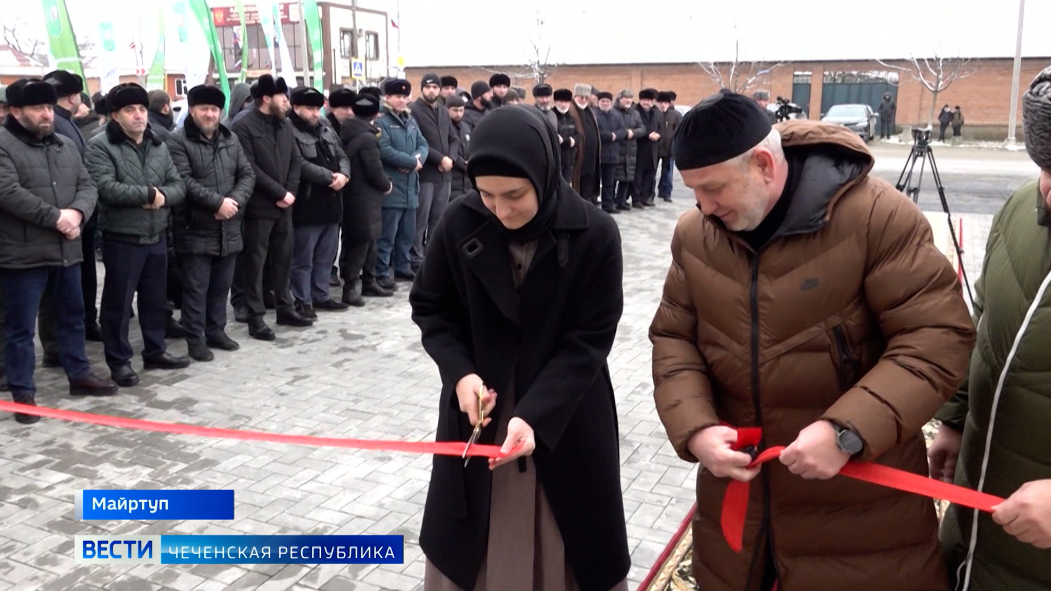 Айшат Кадырова приняла участие в открытии Дома культуры в селе Майртуп
