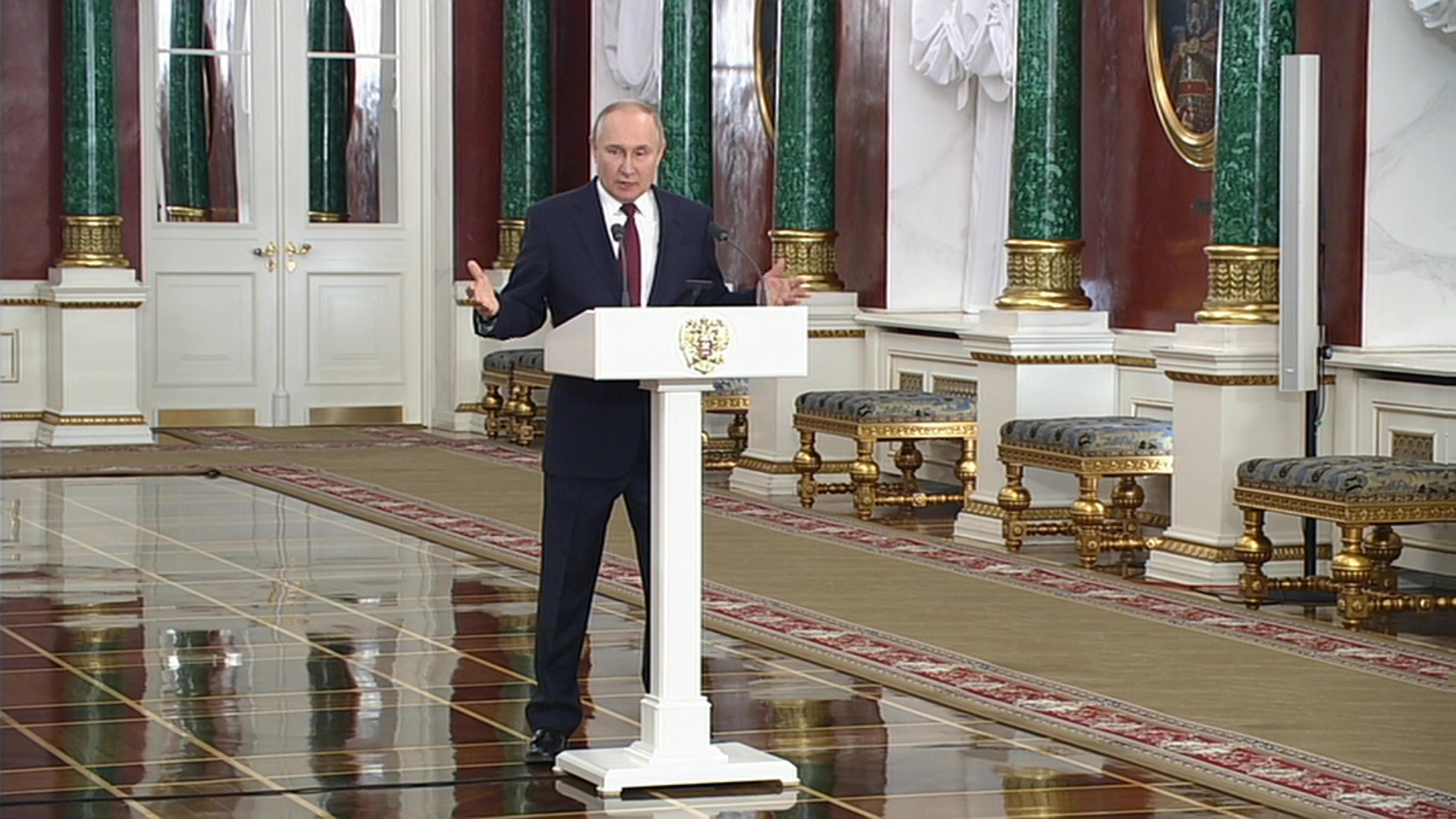 На Новый год Путин посмотрит выступление президента