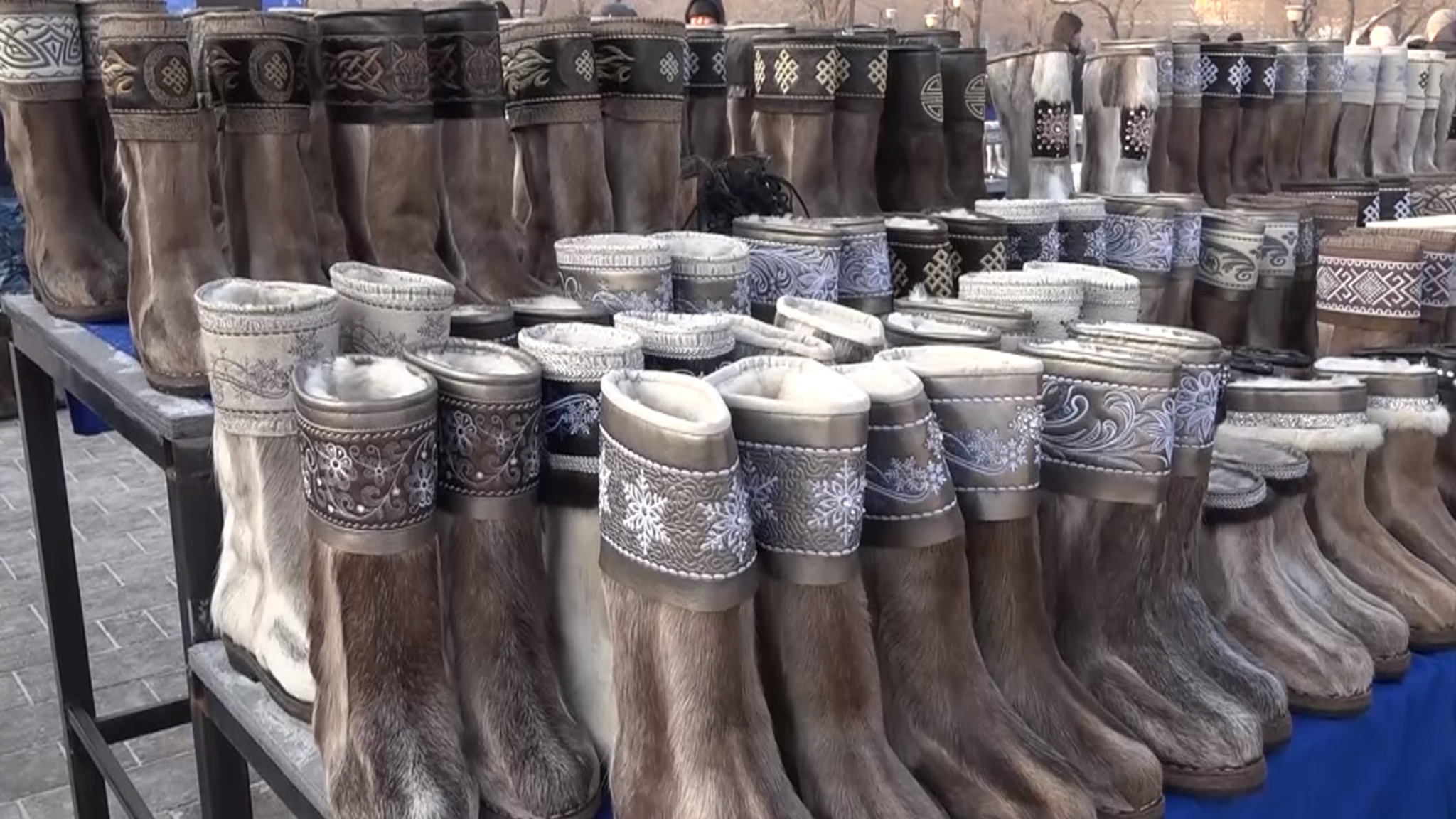 Фестиваль унтов стартовал на площади Ленина в Чите