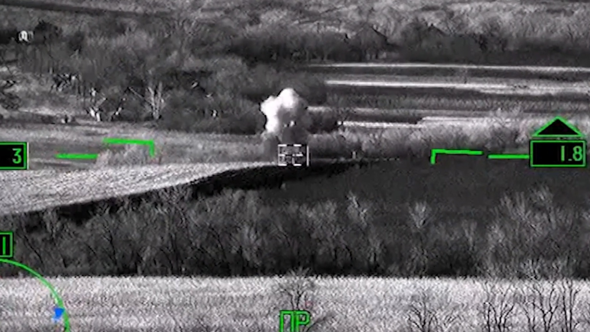 Минобороны показало видео удара вертолетов армейской авиации по ВСУ