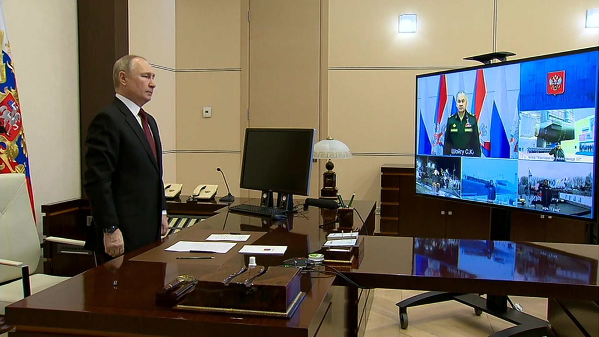 Путин дал старт приему новых кораблей в состав ВМФ