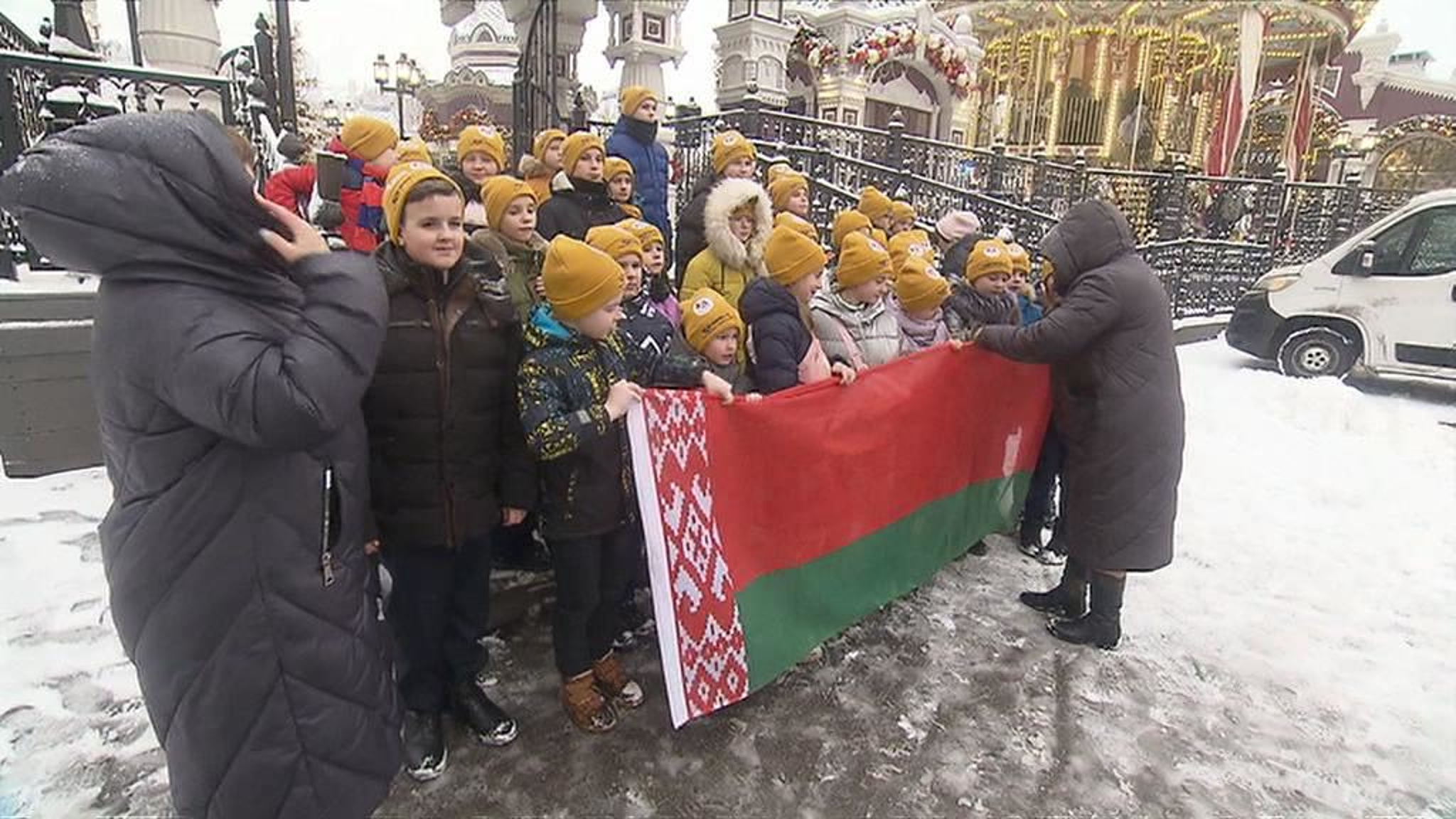 В Москву на Кремлевскую елку приехали школьники из Белоруссии