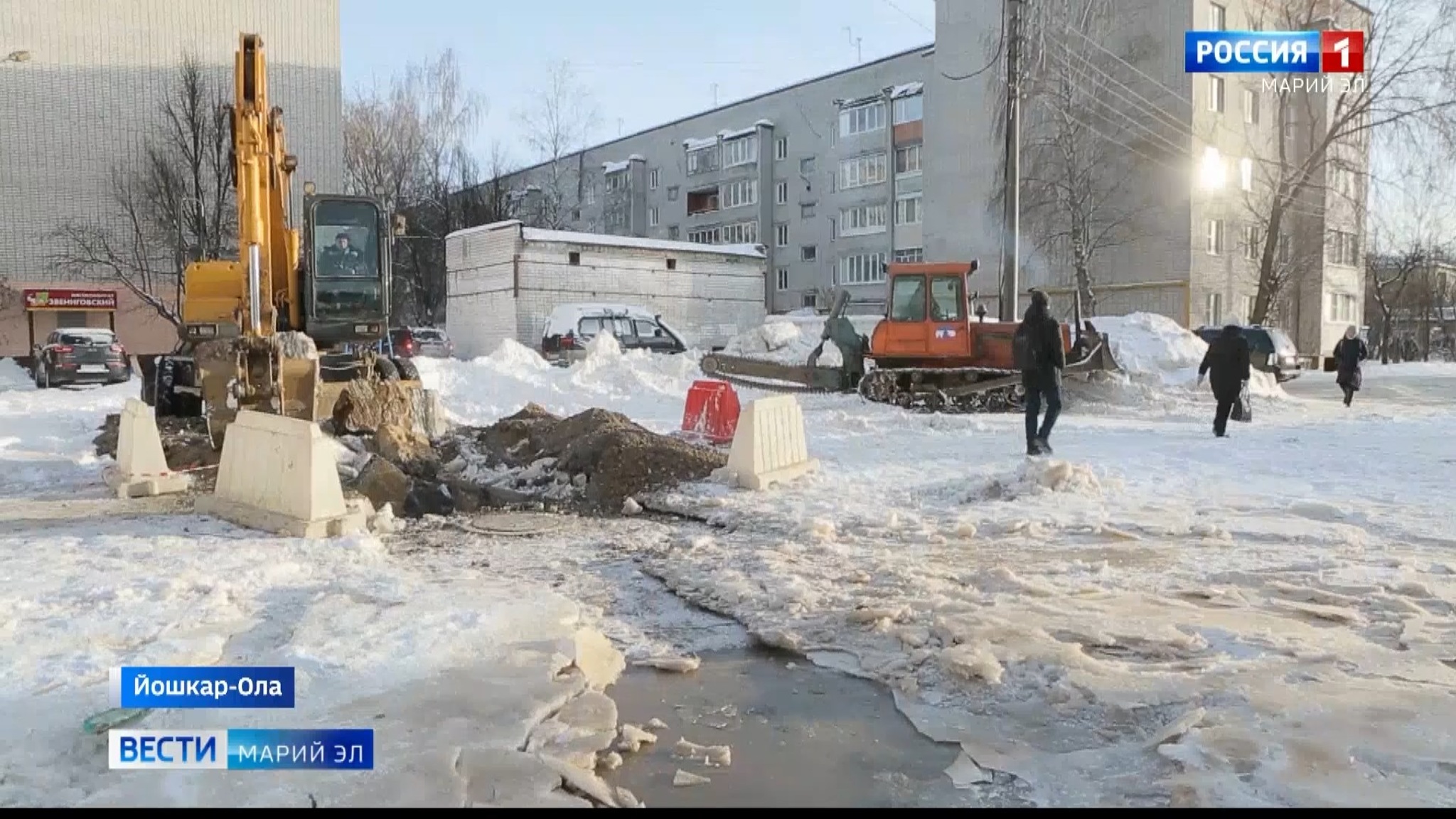 В Йошкар-Оле аварии на водопроводных сетях оставили без воды жителей 11 домов