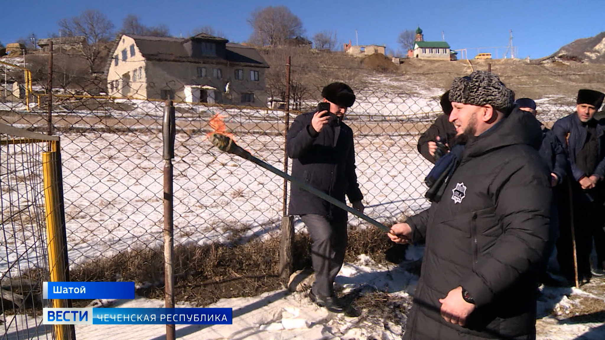 В селе Дай состоялось открытие газпровода