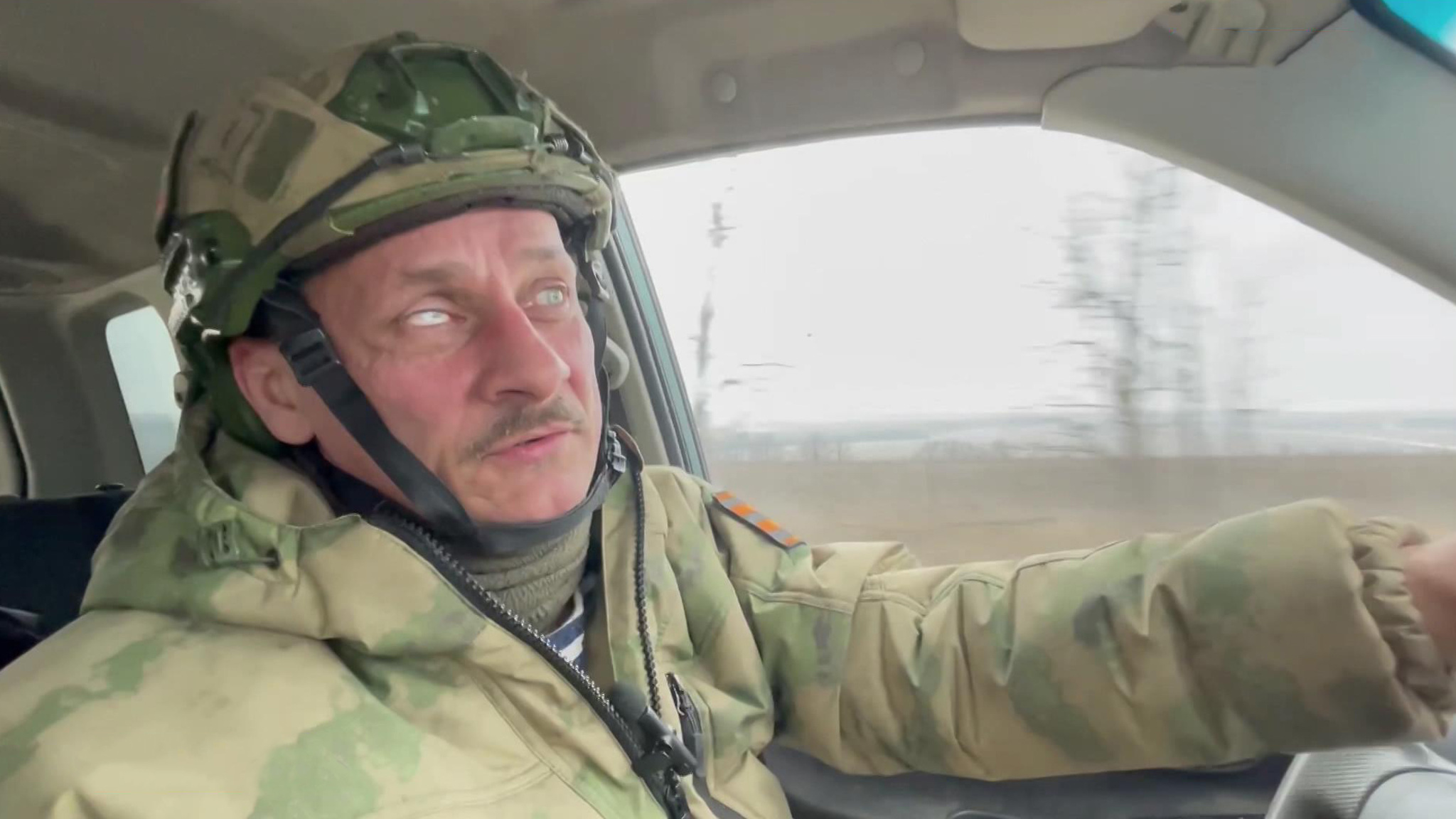 Боец о ходе наступления