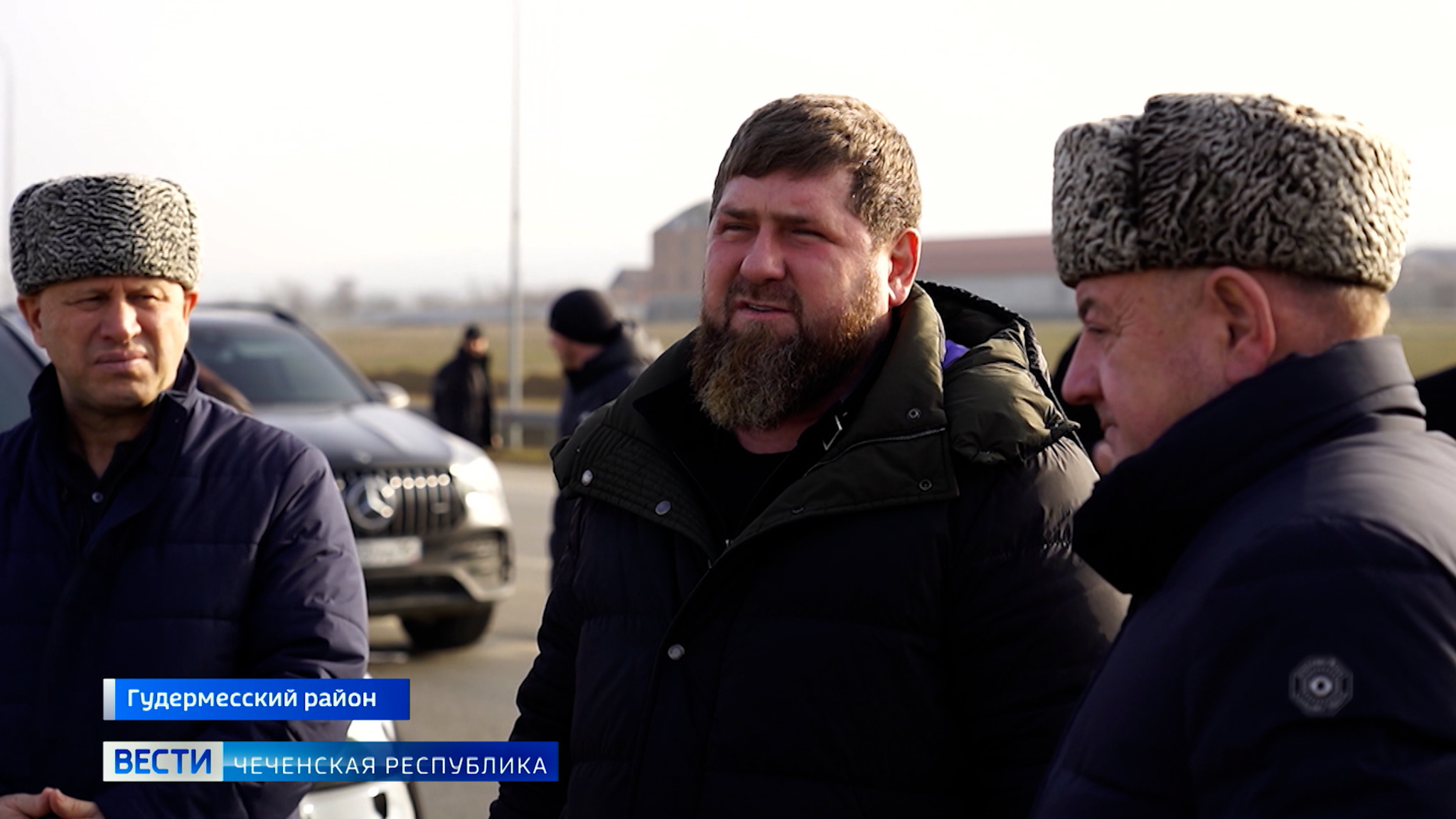Рамзан Кадыров проинспектировал строительство дорог в ЧР